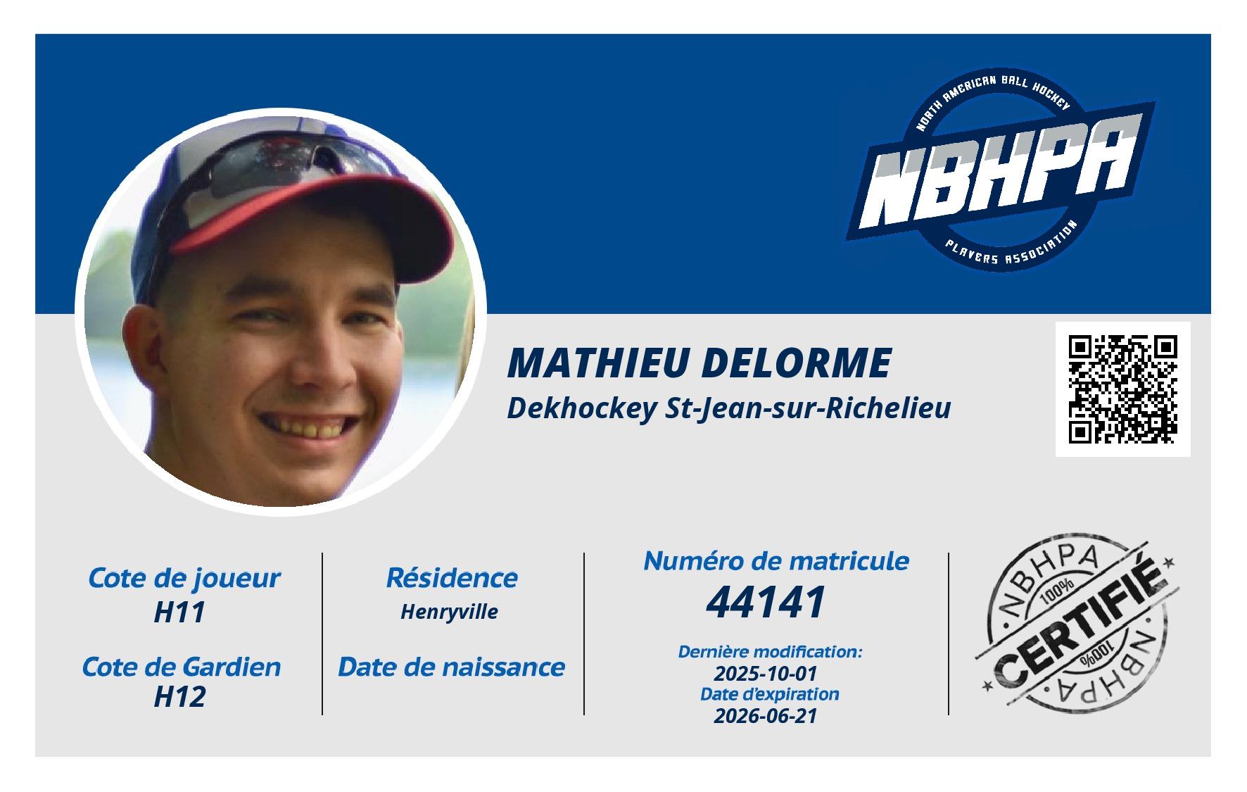 Mathieu Delorme