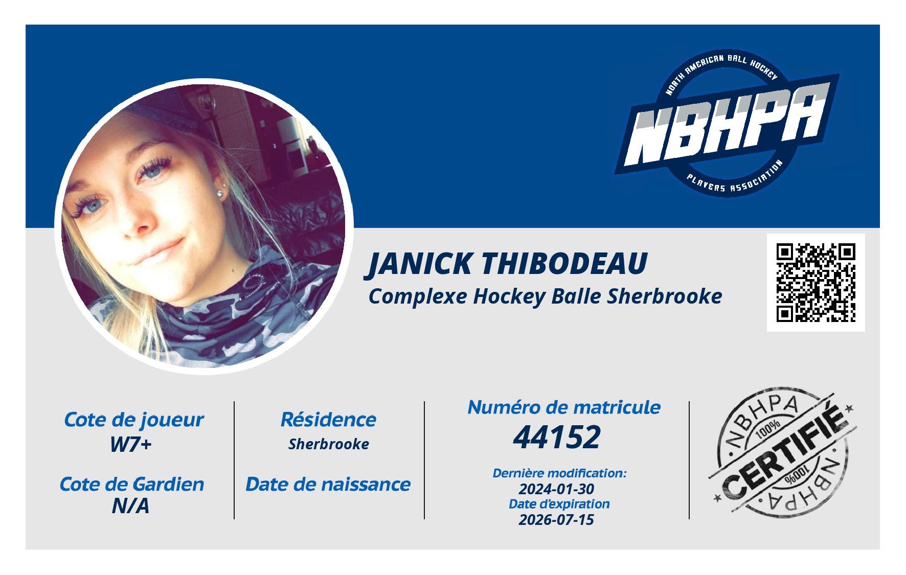 Janick Thibodeau