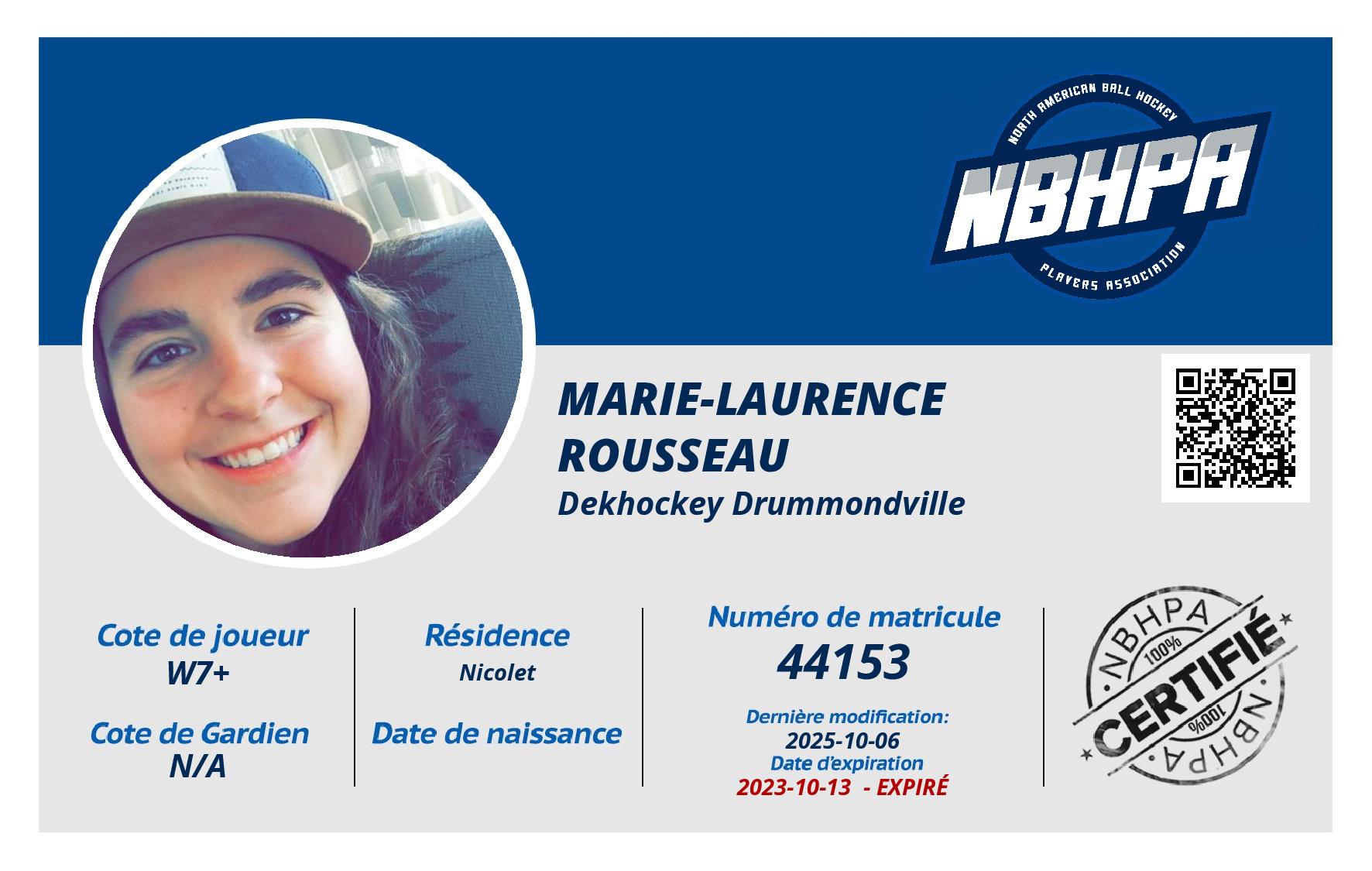 Marie-Laurence Rousseau