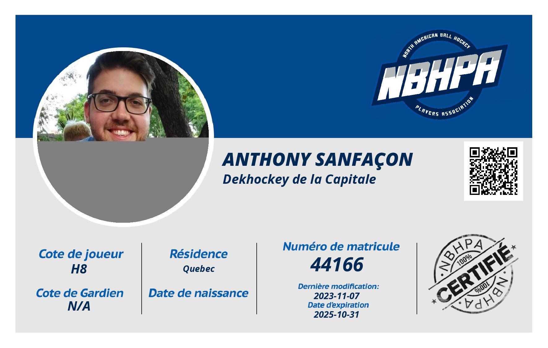 Anthony Sanfaçon 