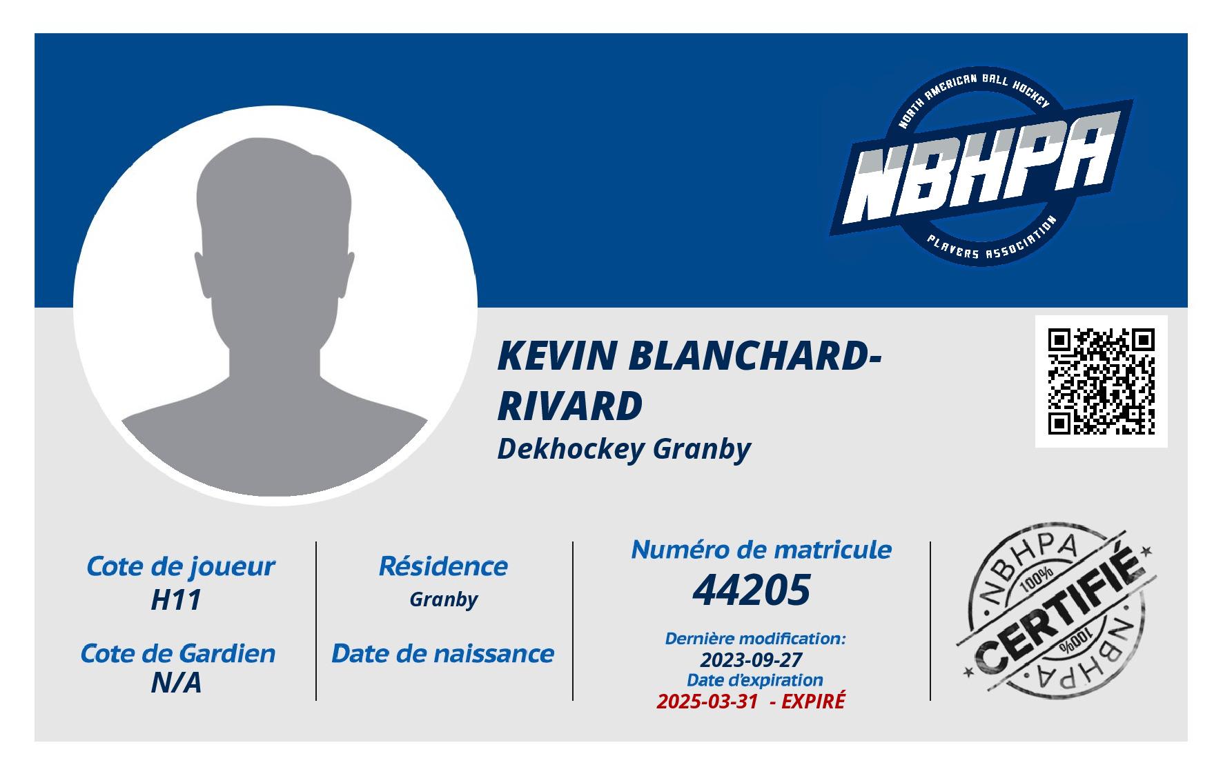 Kevin Blanchard-Rivard