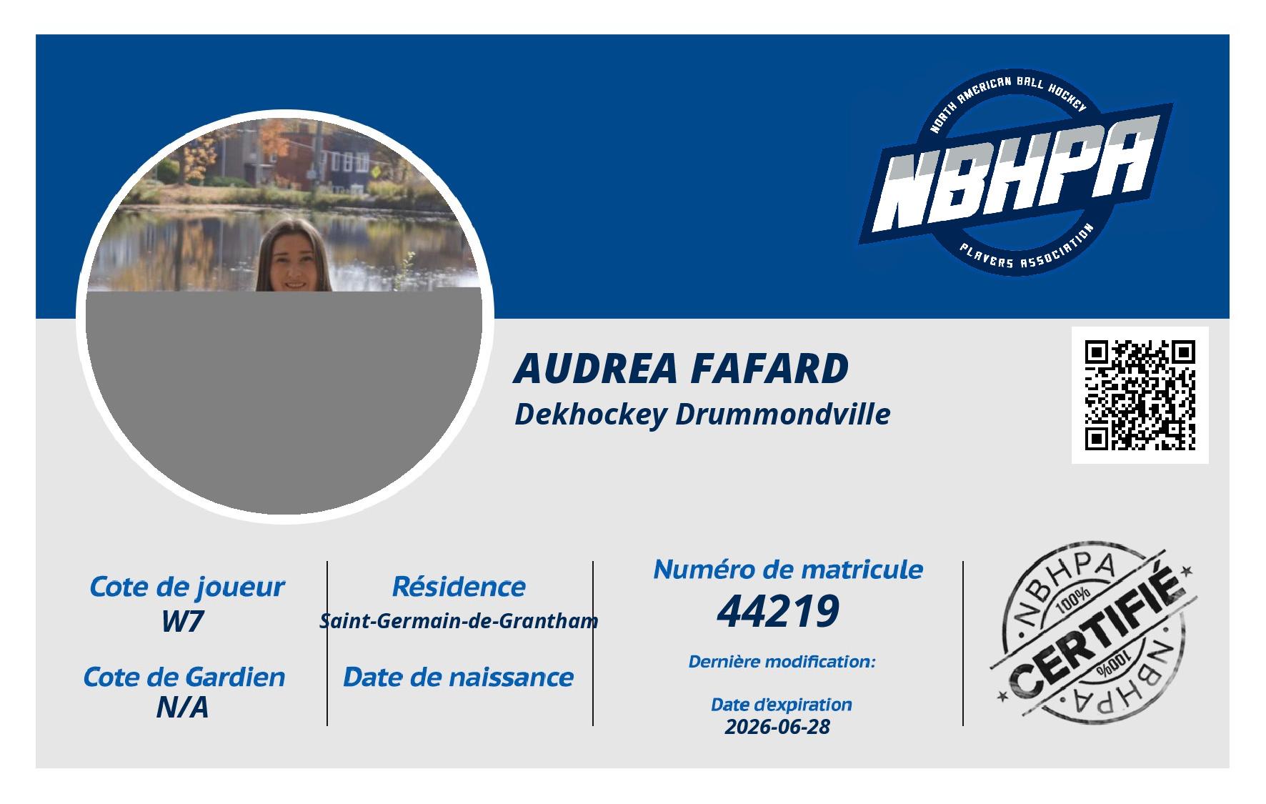 Audrea Fafard