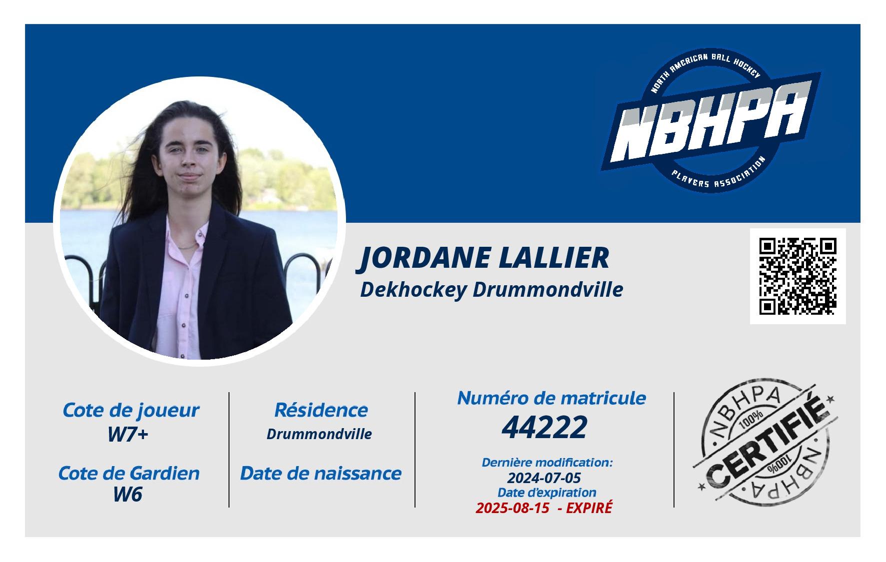 Jordane Lallier