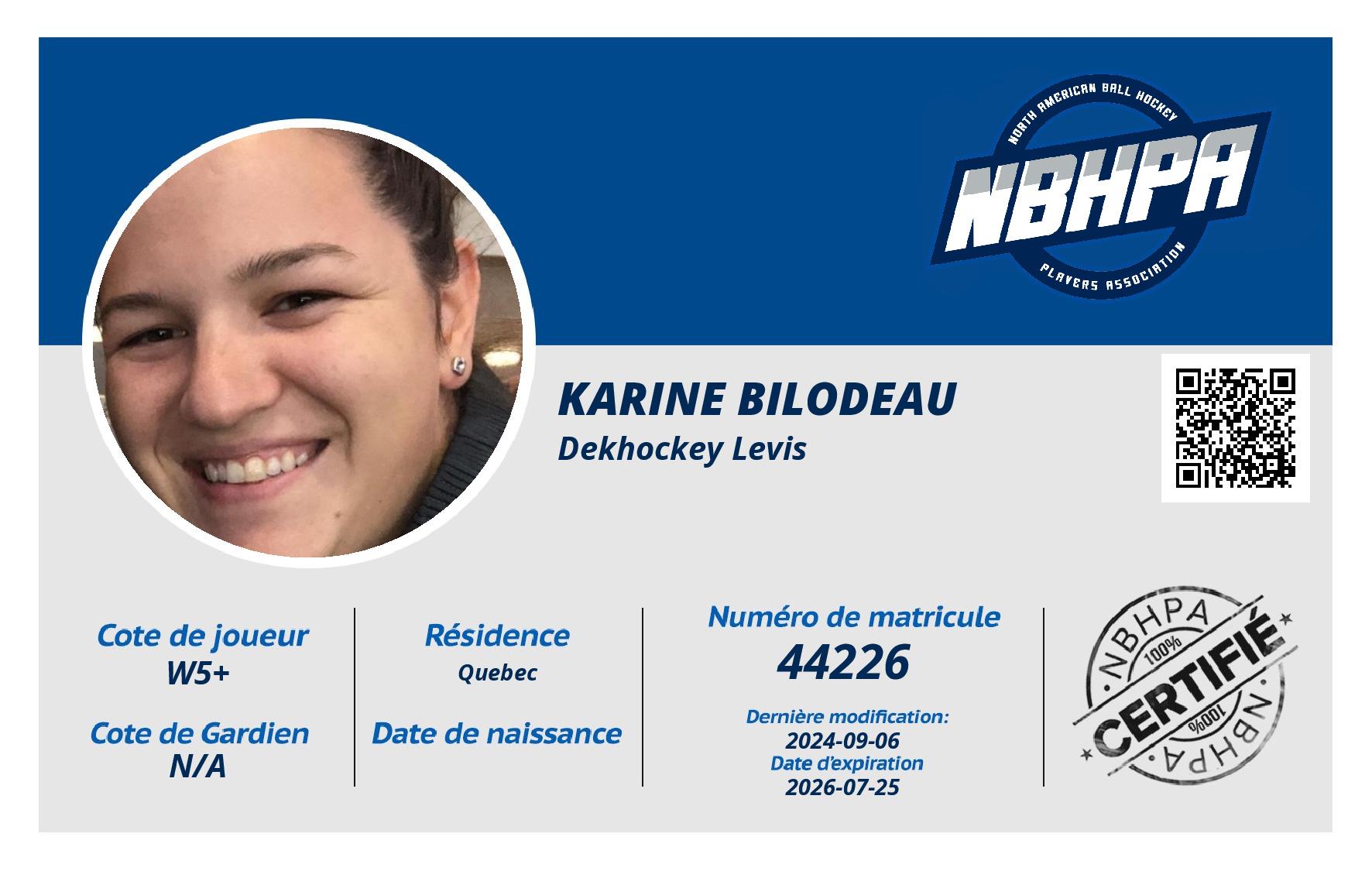 Karine Bilodeau