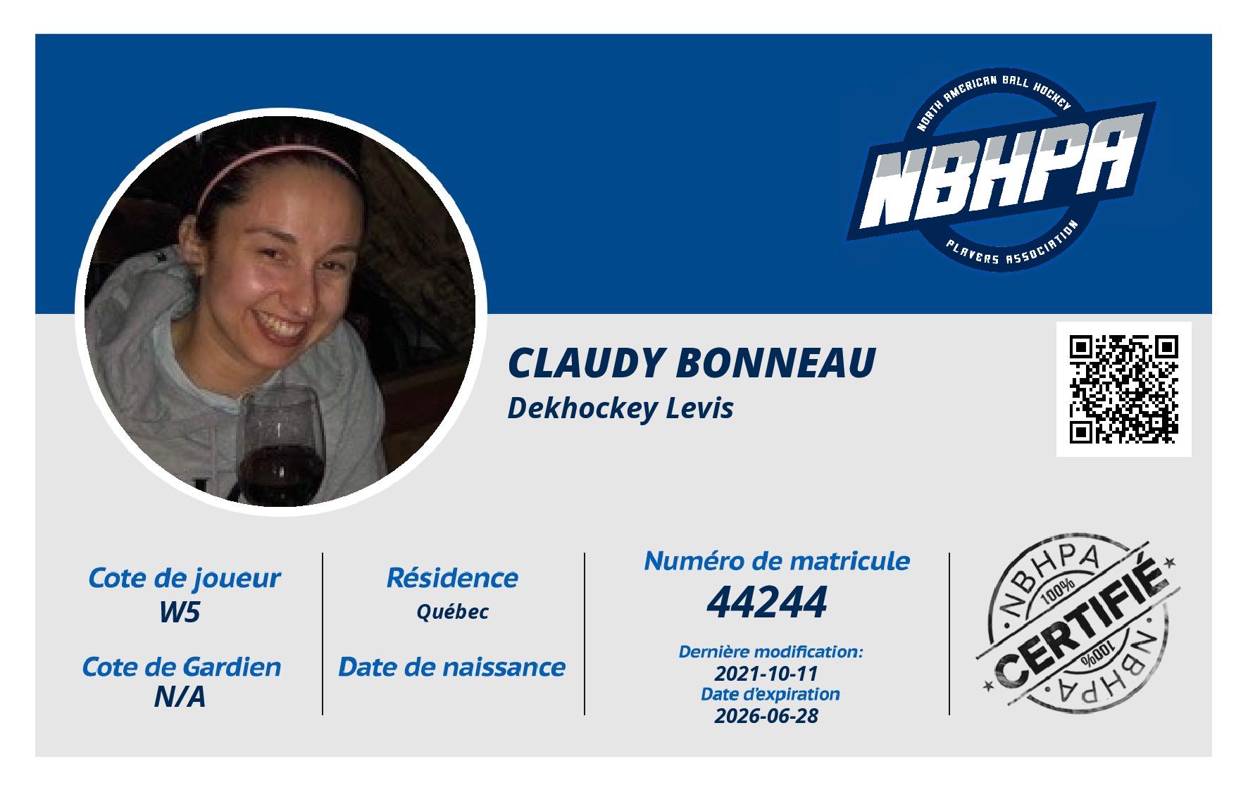 Claudy Bonneau