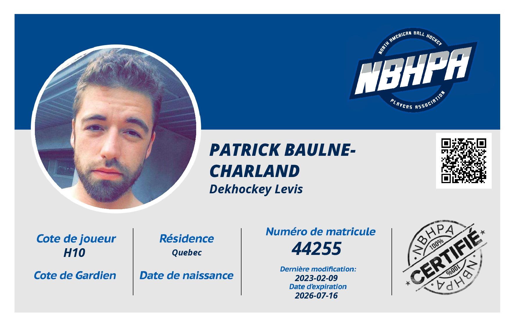 Patrick Baulne-Charland