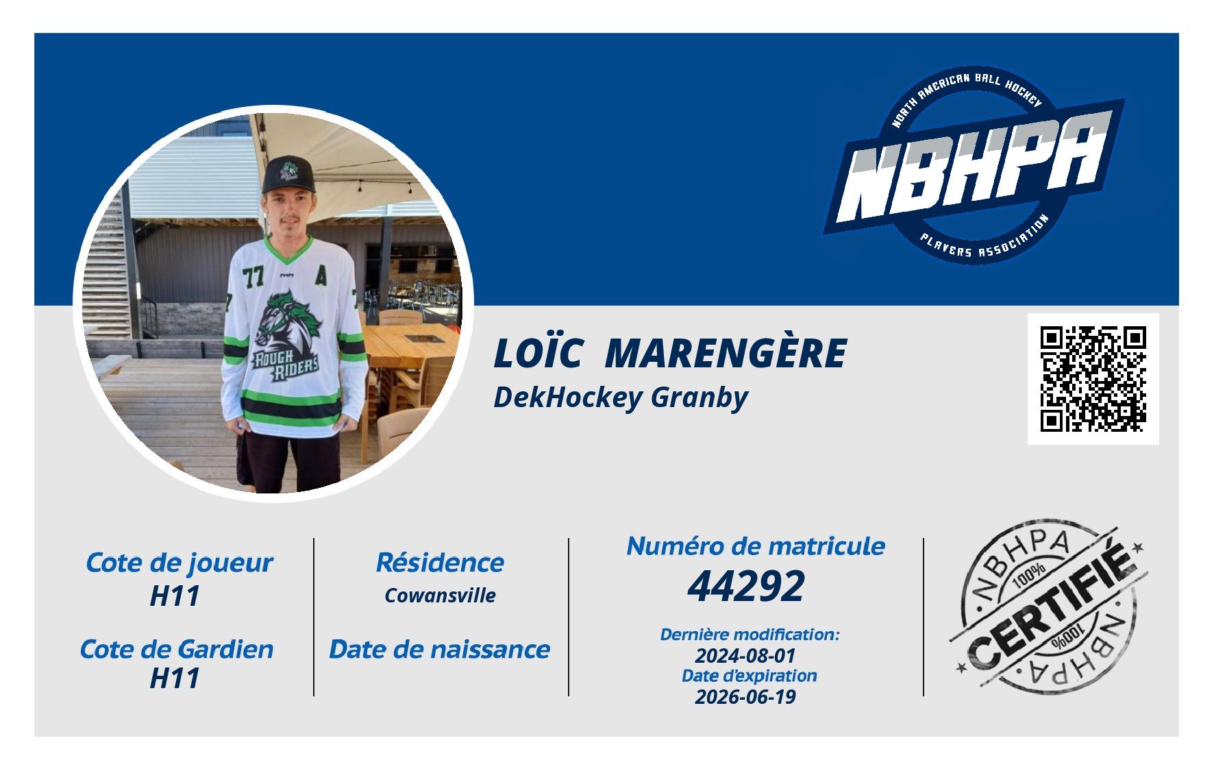 Loïc  Marengère 