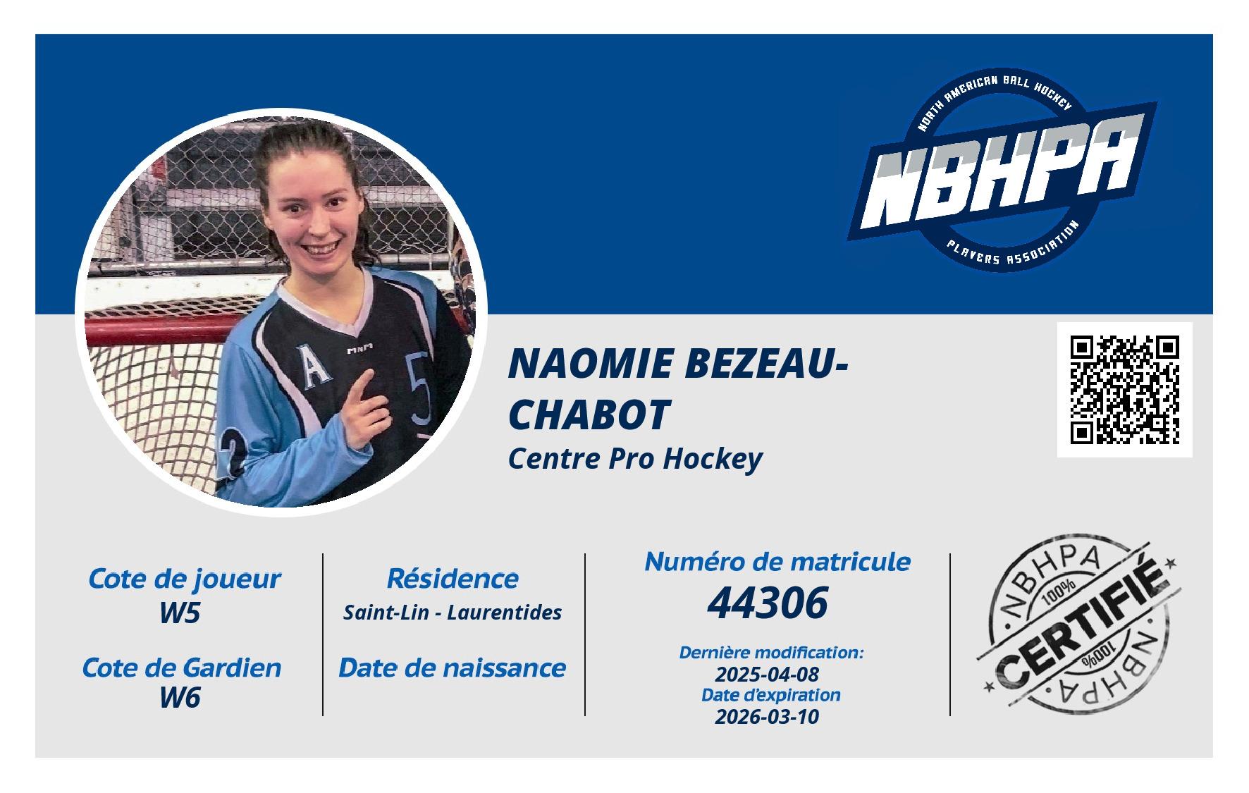 Naomie Bezeau-Chabot