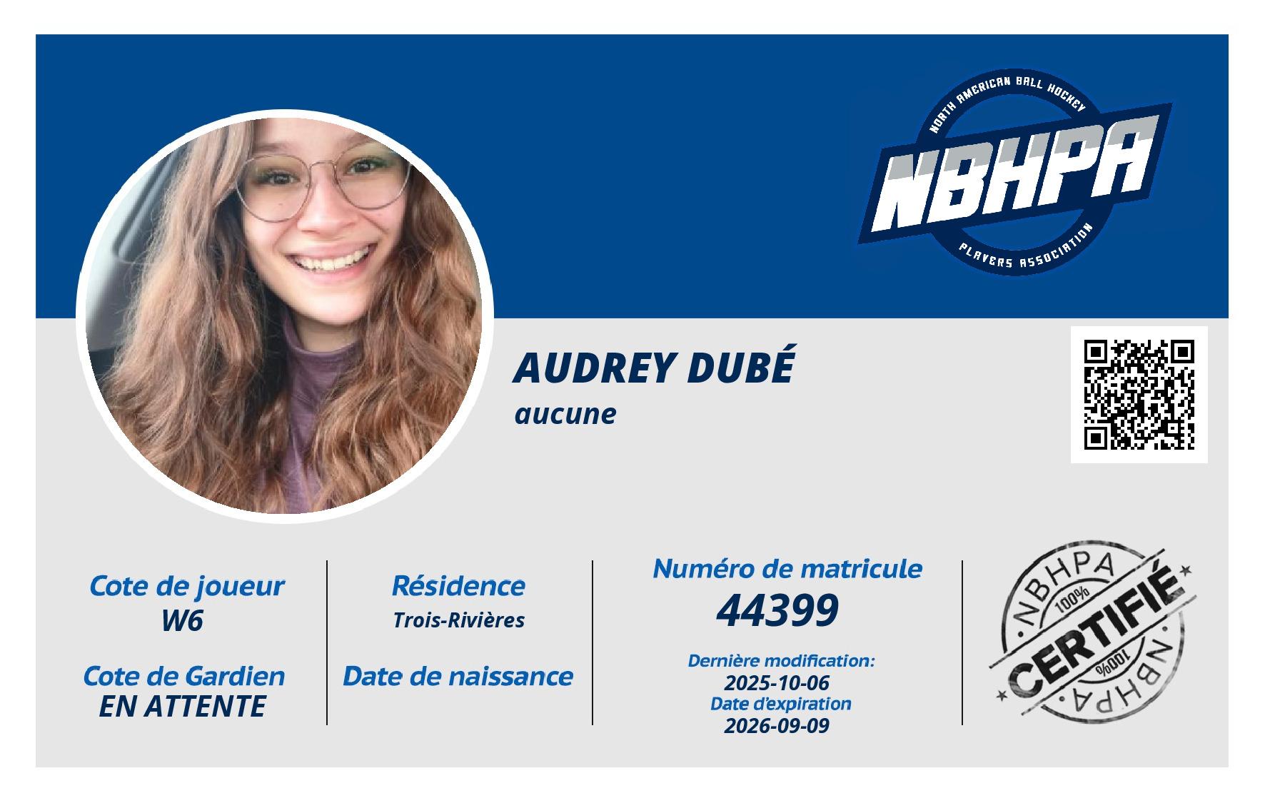 Audrey Dubé