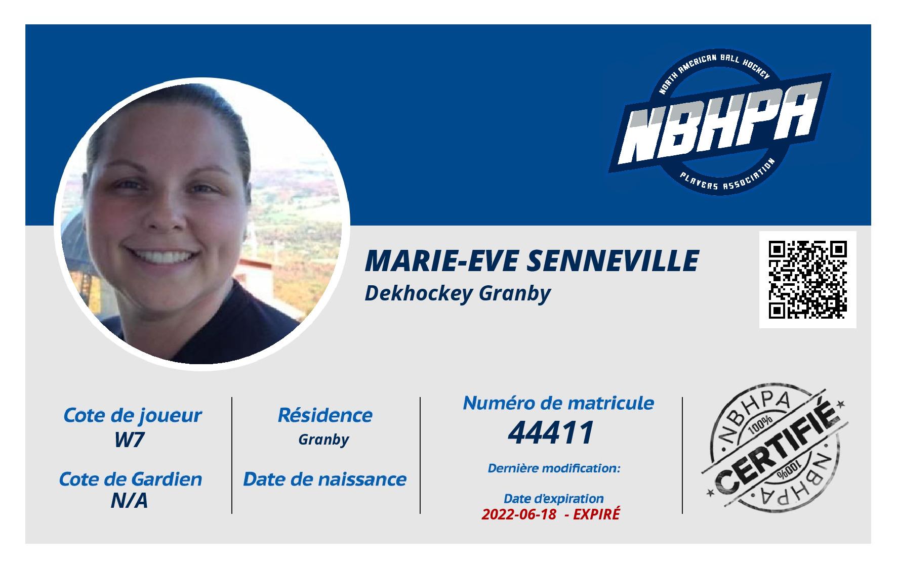 Marie-Eve Senneville