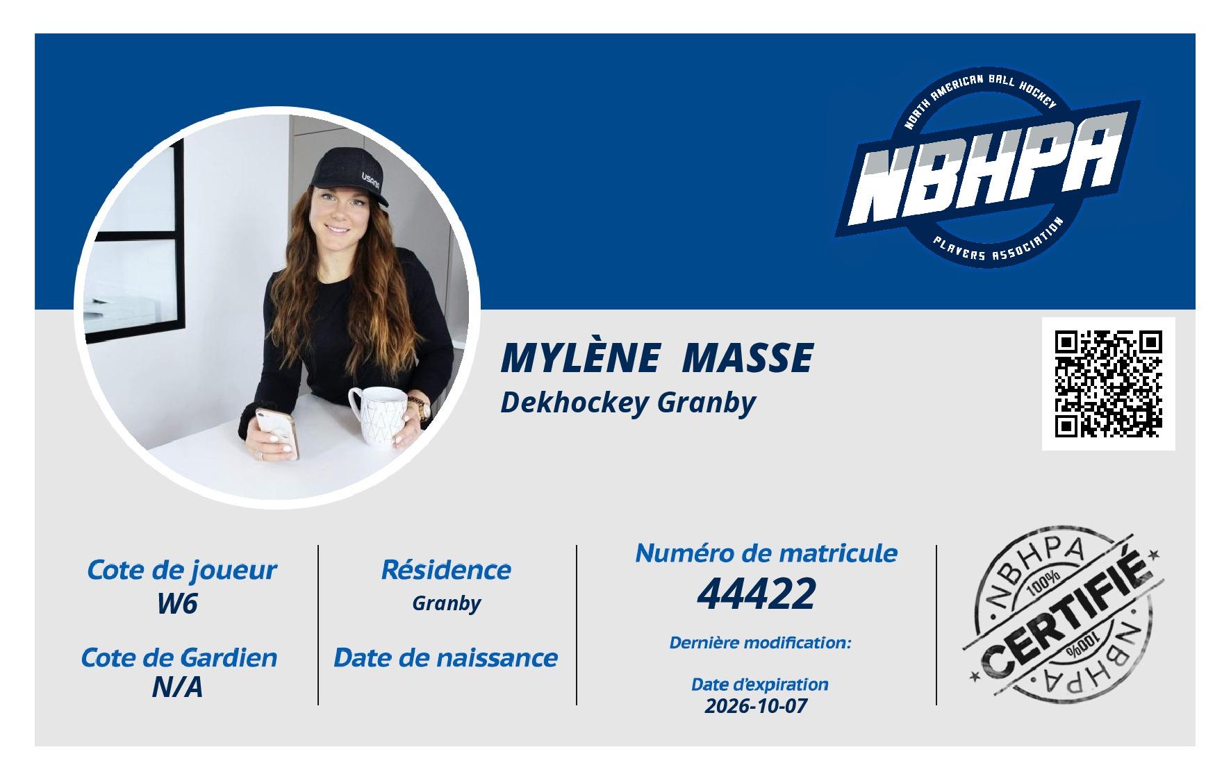 Mylène  Masse