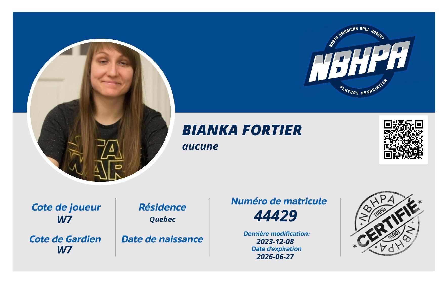 Bianka Fortier