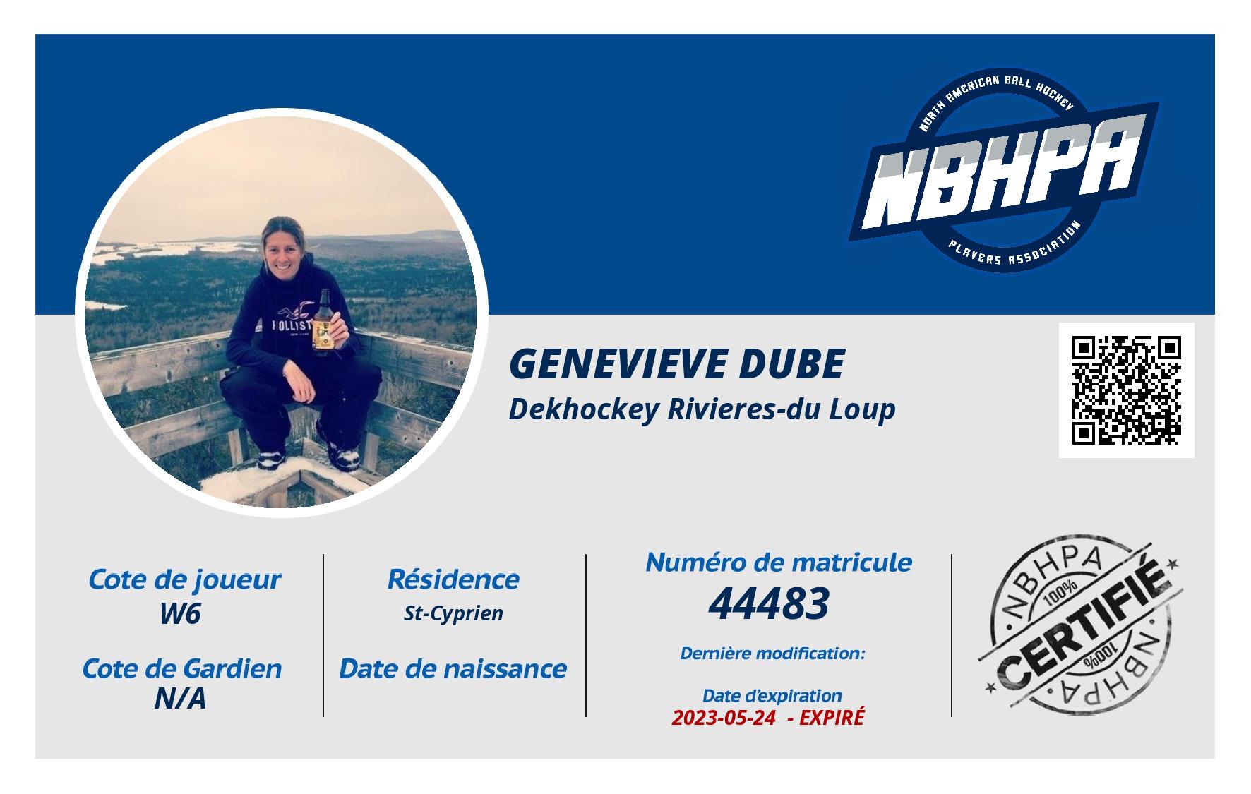 Genevieve Dube