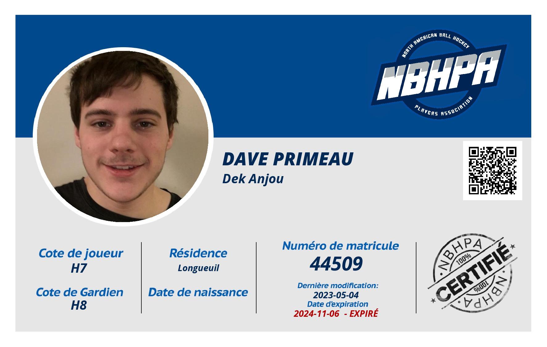 Dave Primeau