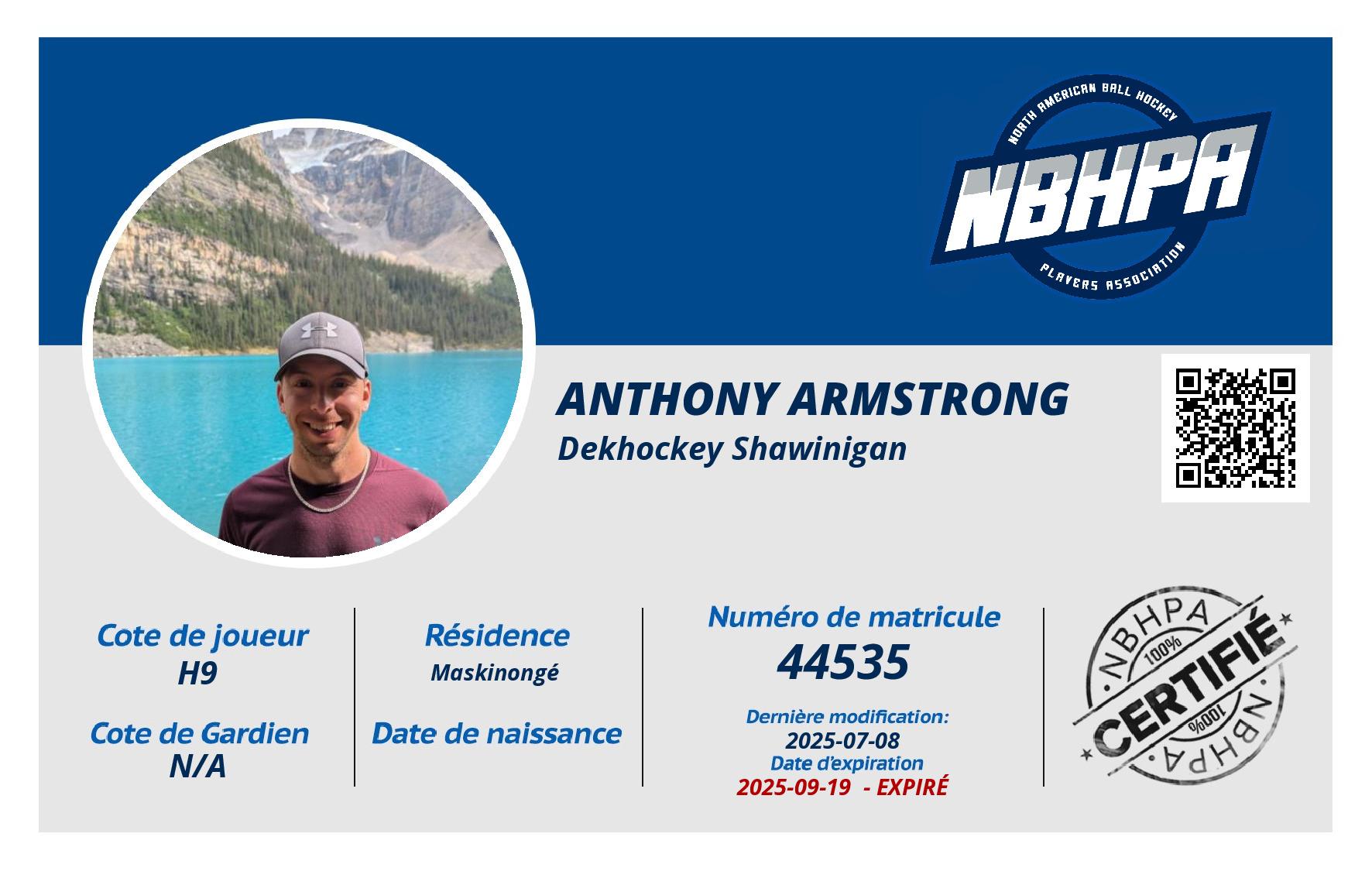 Anthony Armstrong