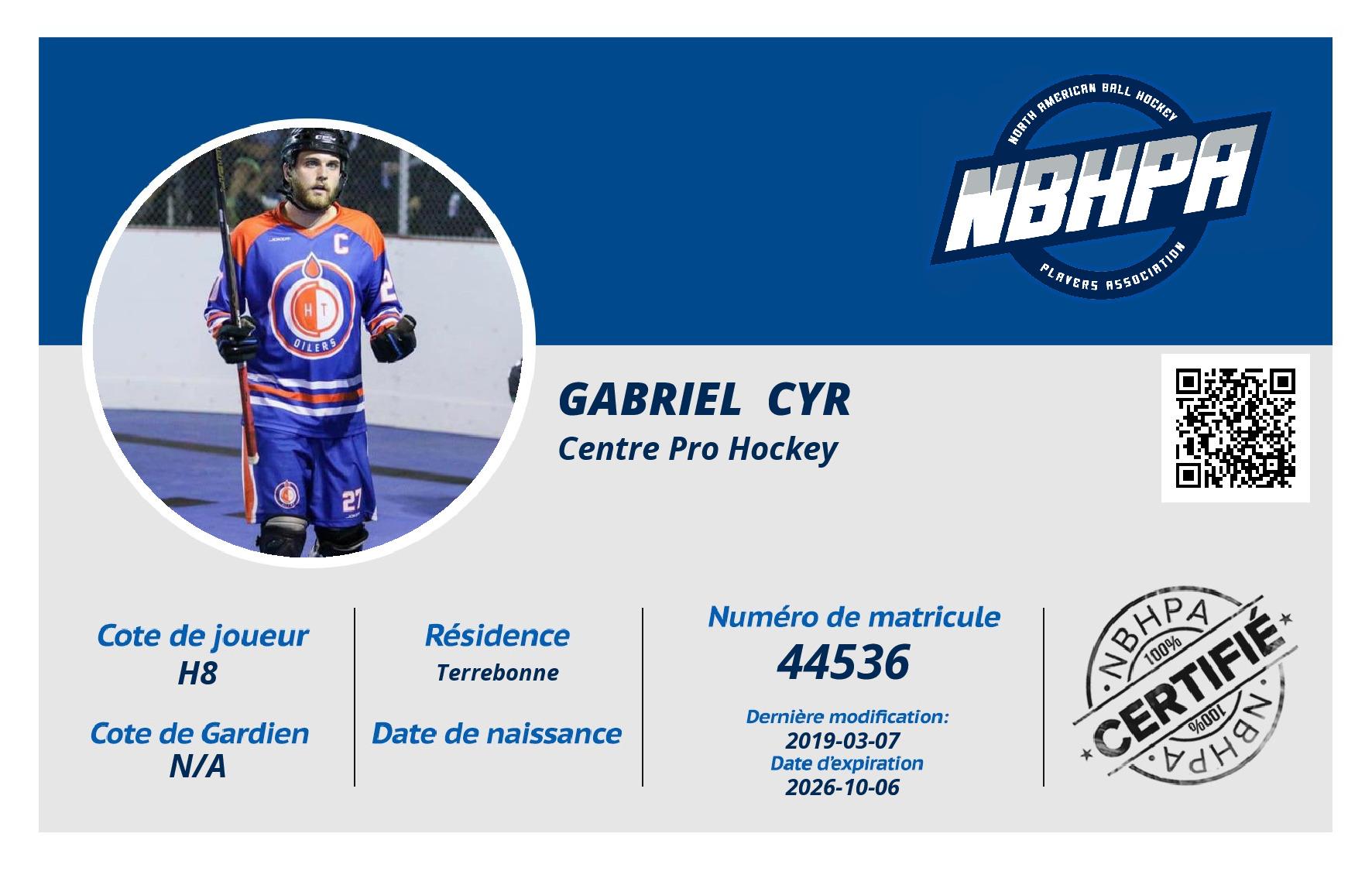 Gabriel  Cyr