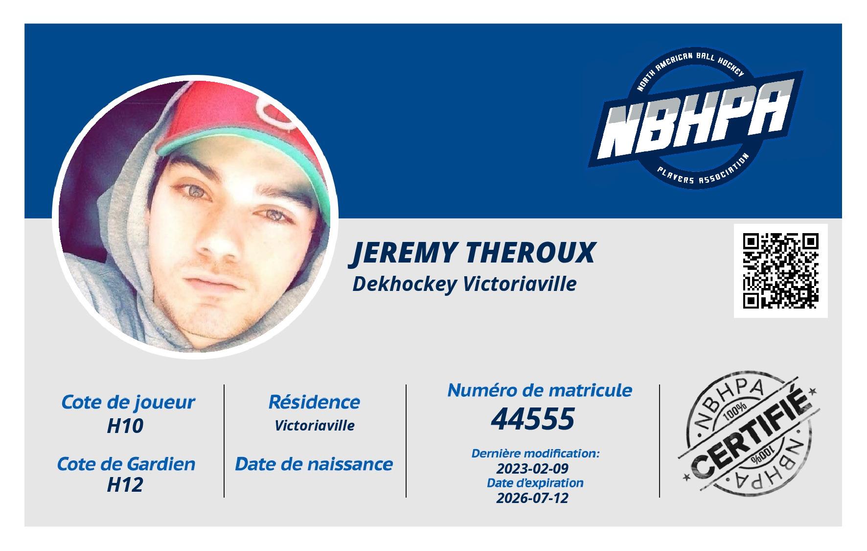 Jeremy Theroux