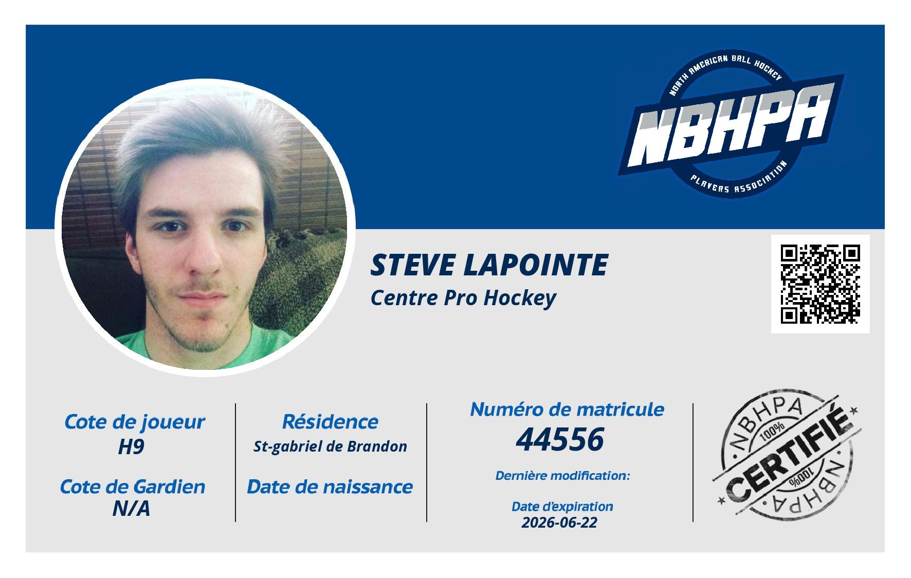 Steve Lapointe