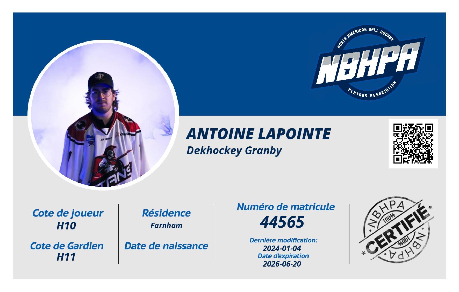 Antoine Lapointe