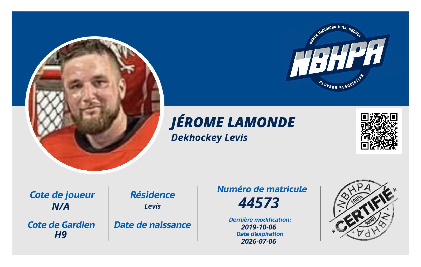 Jérome Lamonde