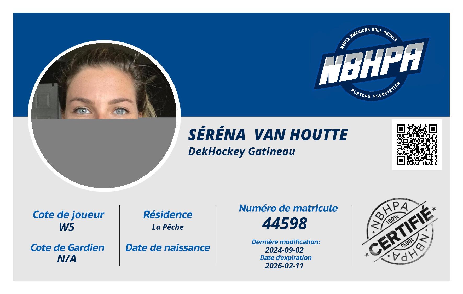 Séréna  Van Houtte 