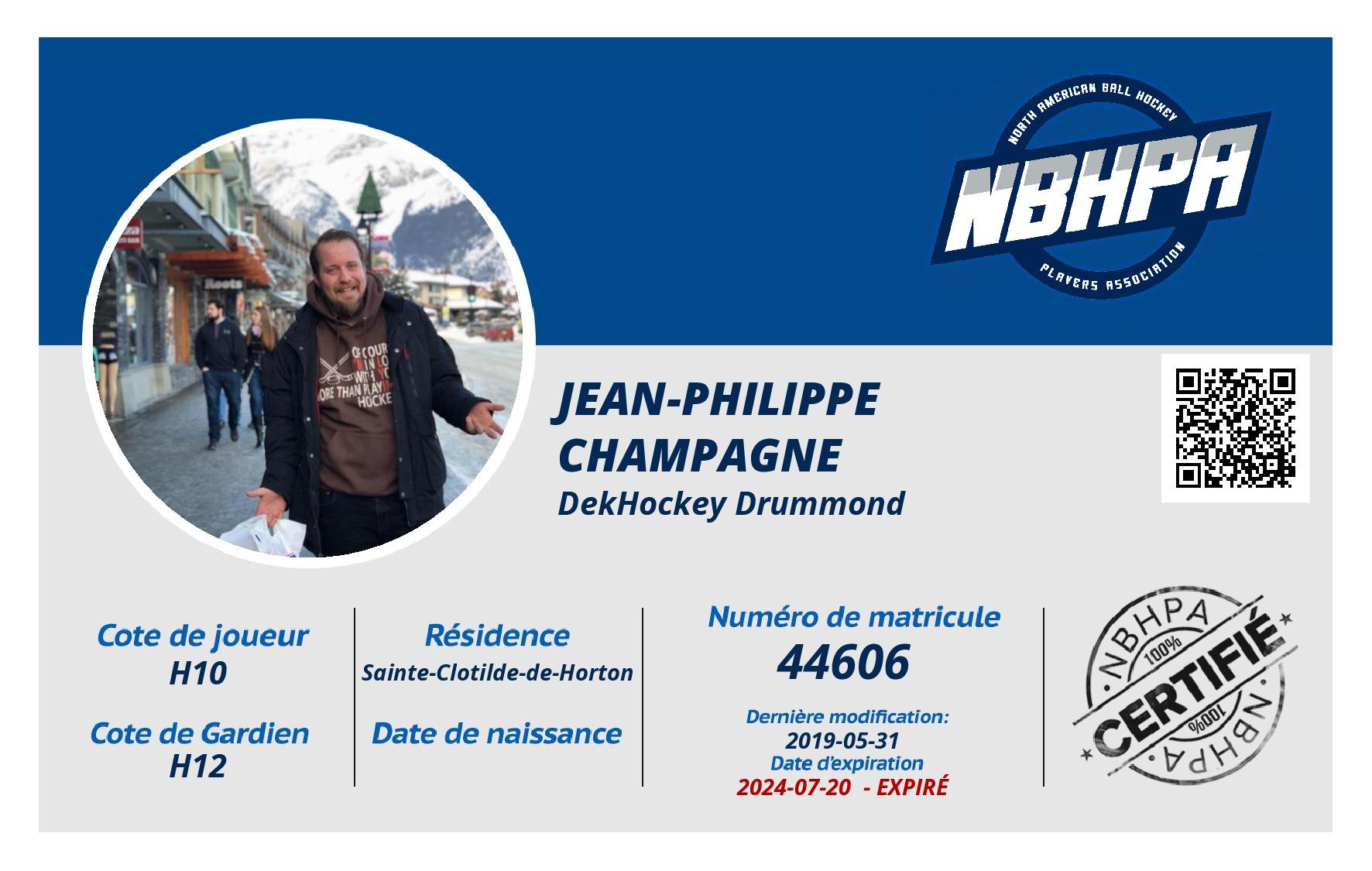 Jean-Philippe  Champagne 