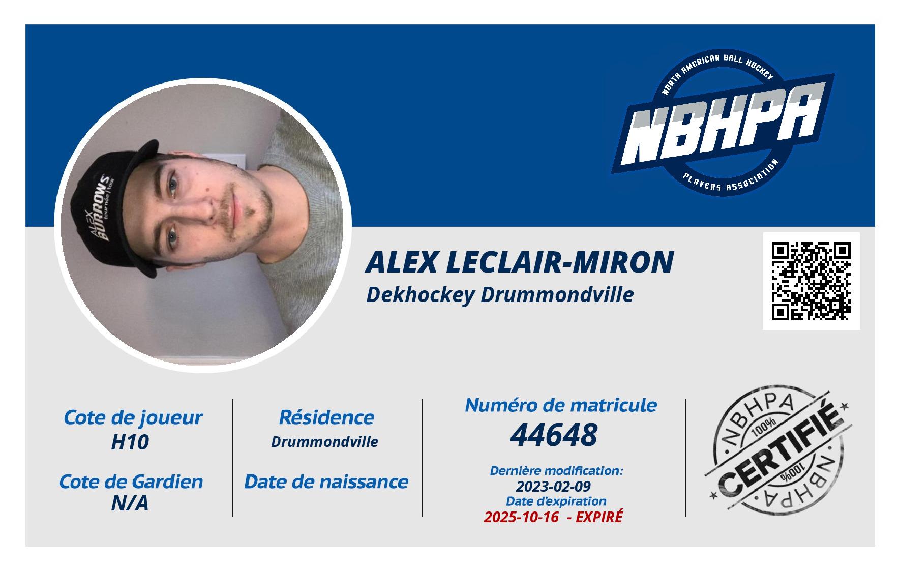 Alex Leclair-Miron