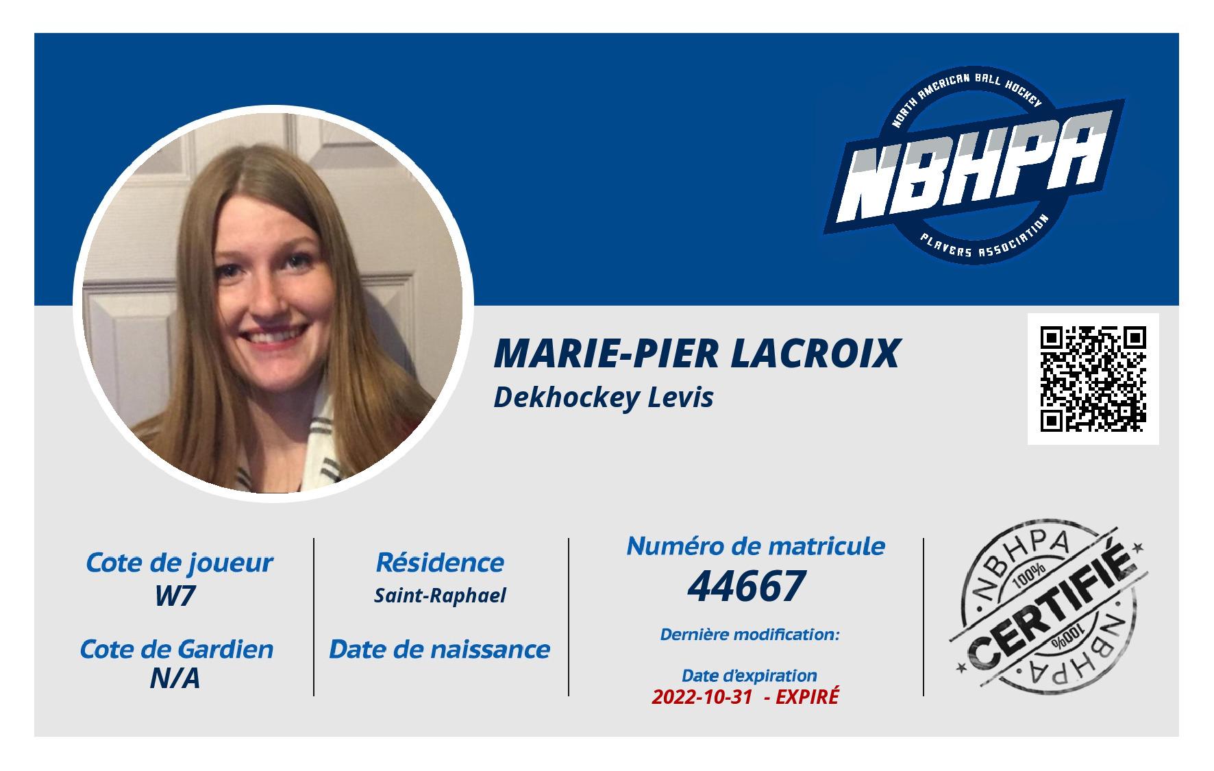 Marie-Pier Lacroix