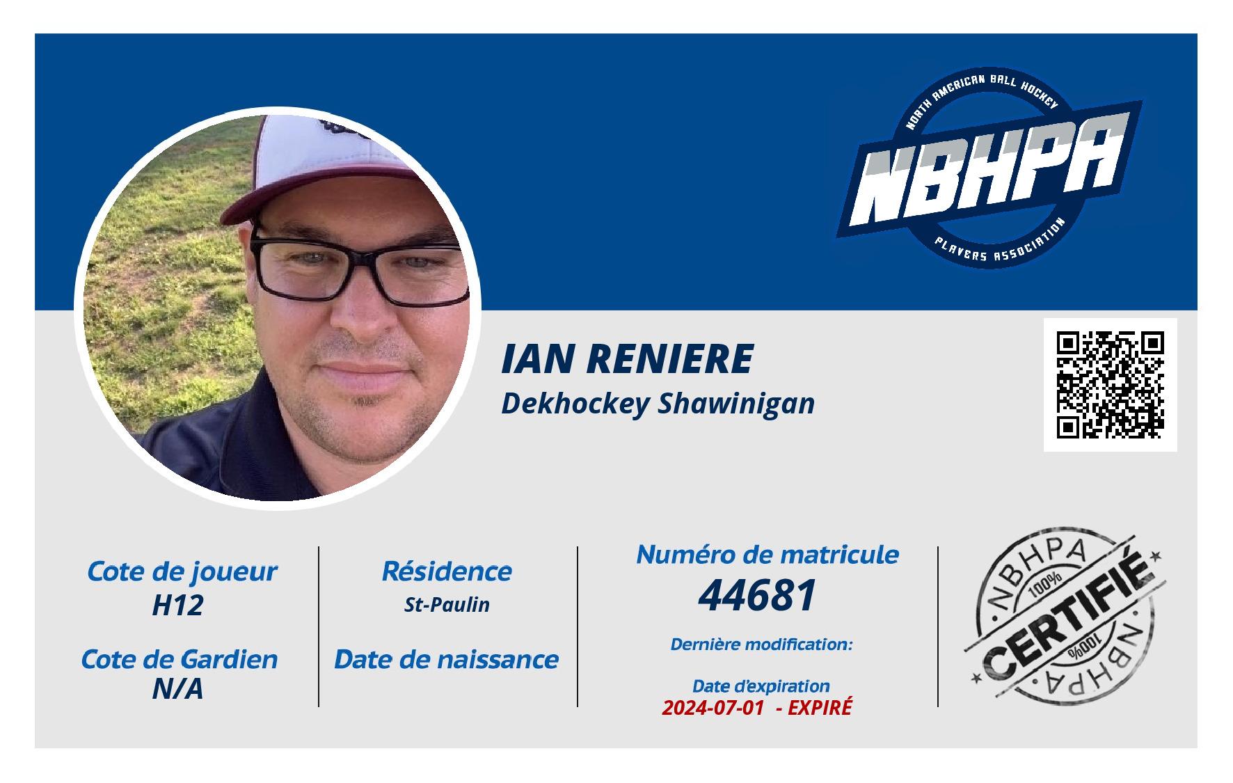 Ian Reniere