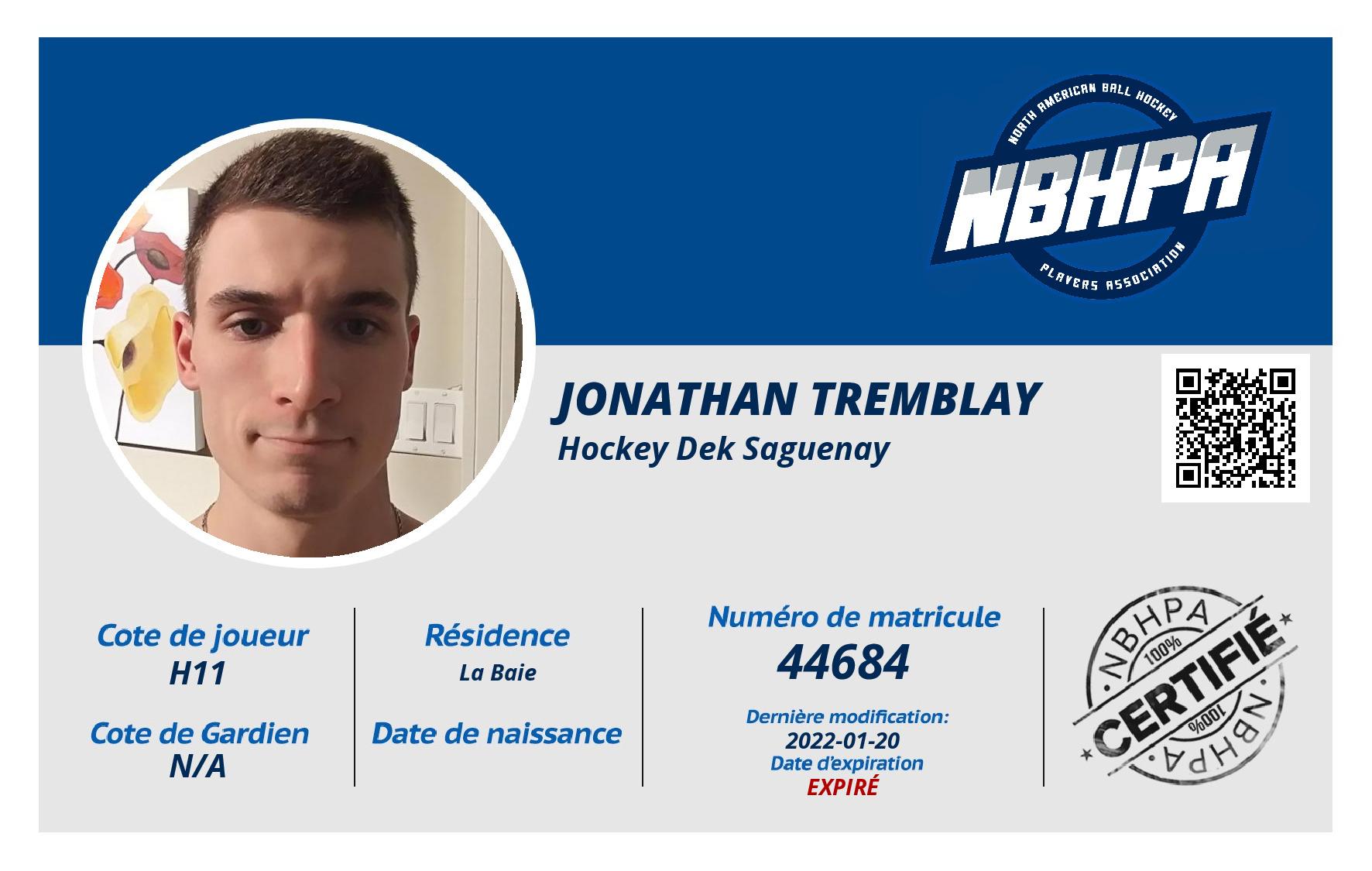 Jonathan Tremblay