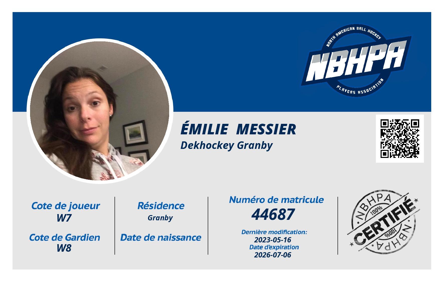 Émilie  Messier