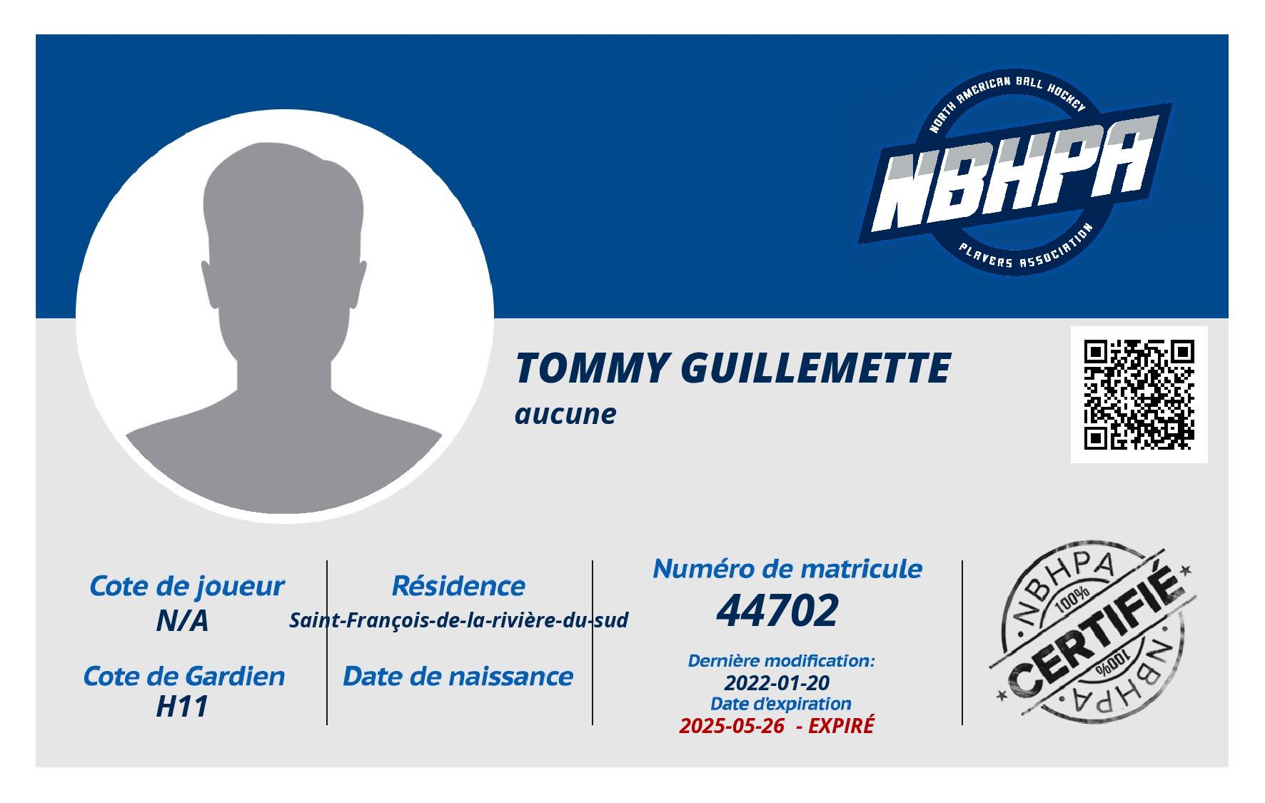 Tommy Guillemette 