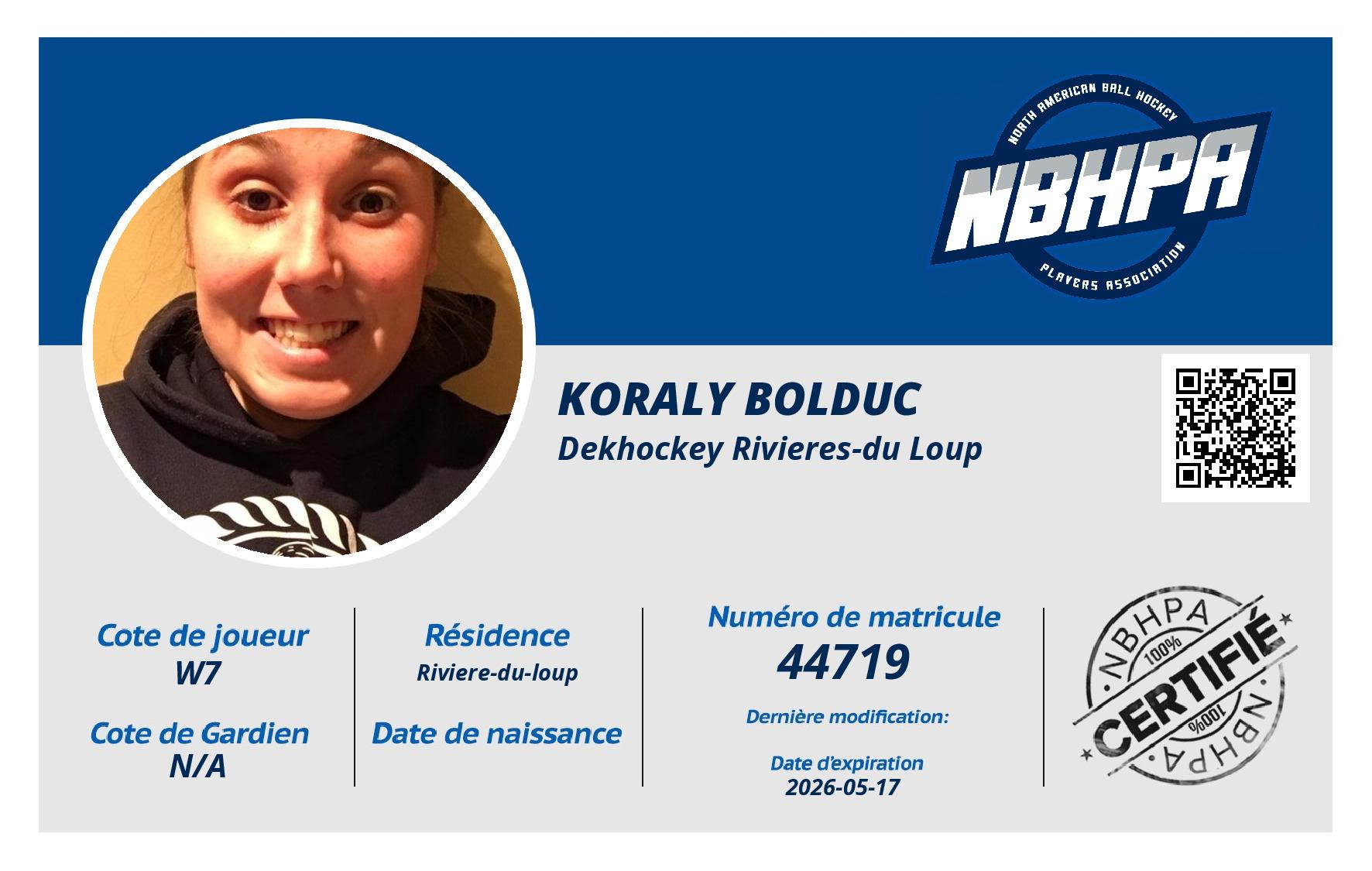 Koraly Bolduc