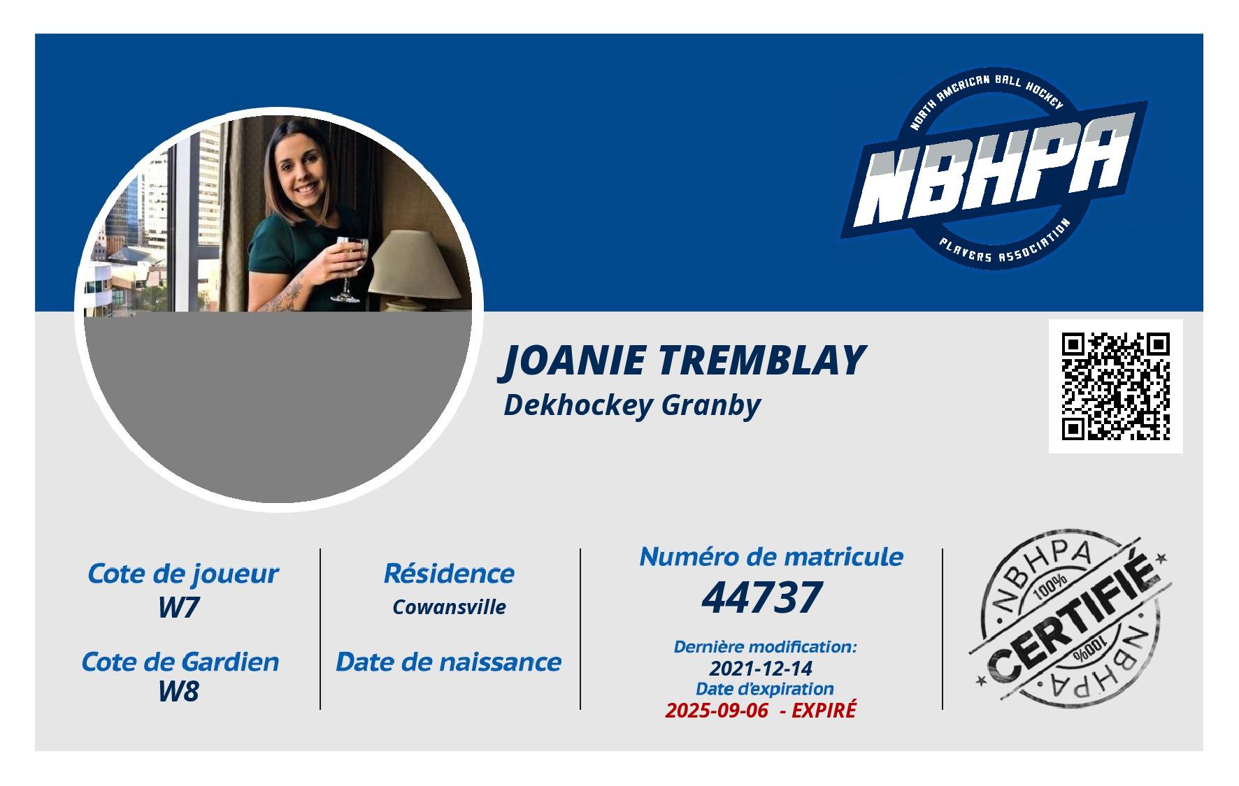 Joanie Tremblay