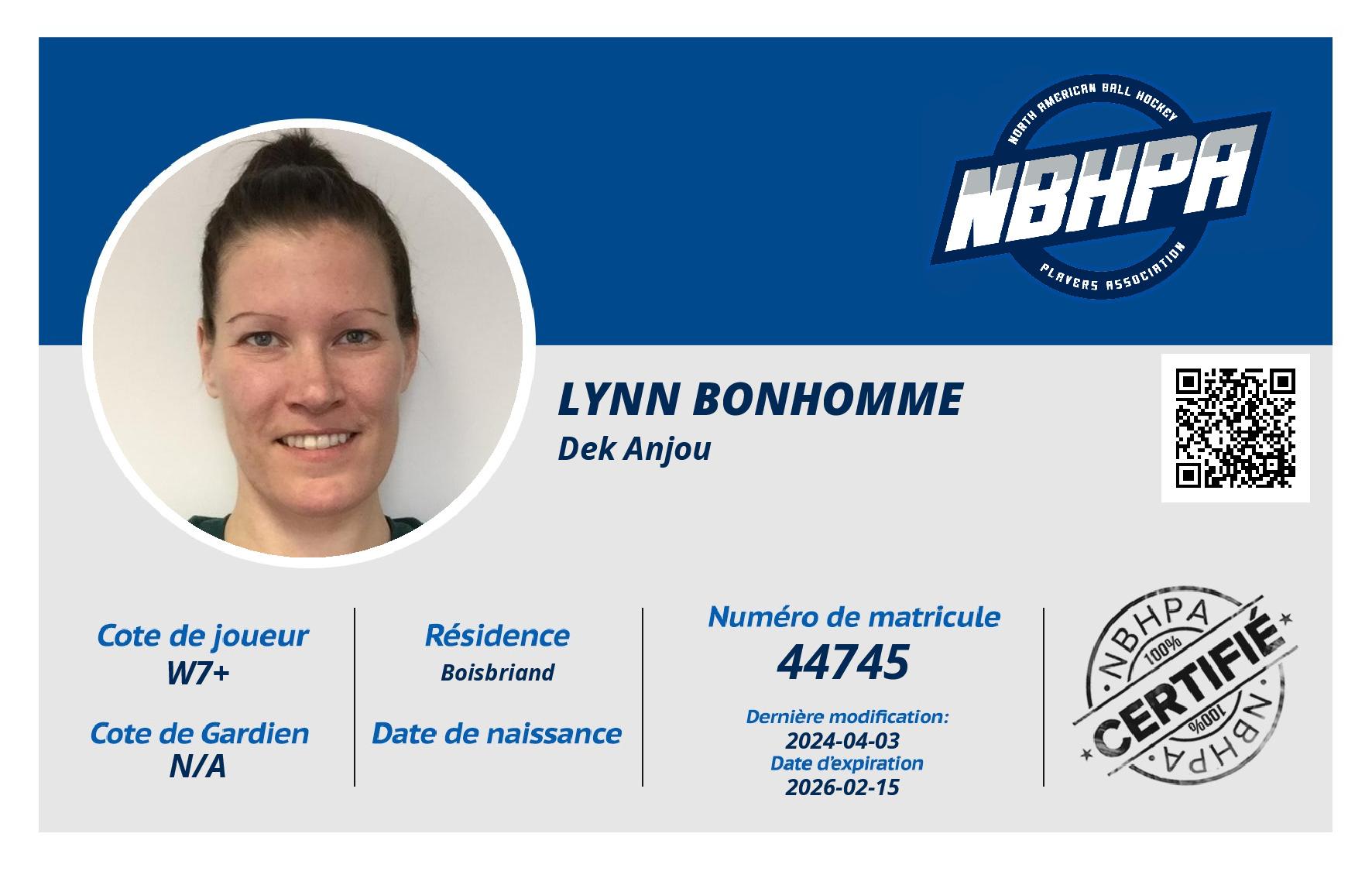 Lynn Bonhomme