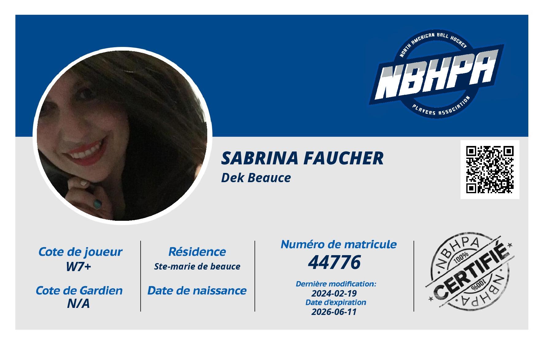 Sabrina Faucher