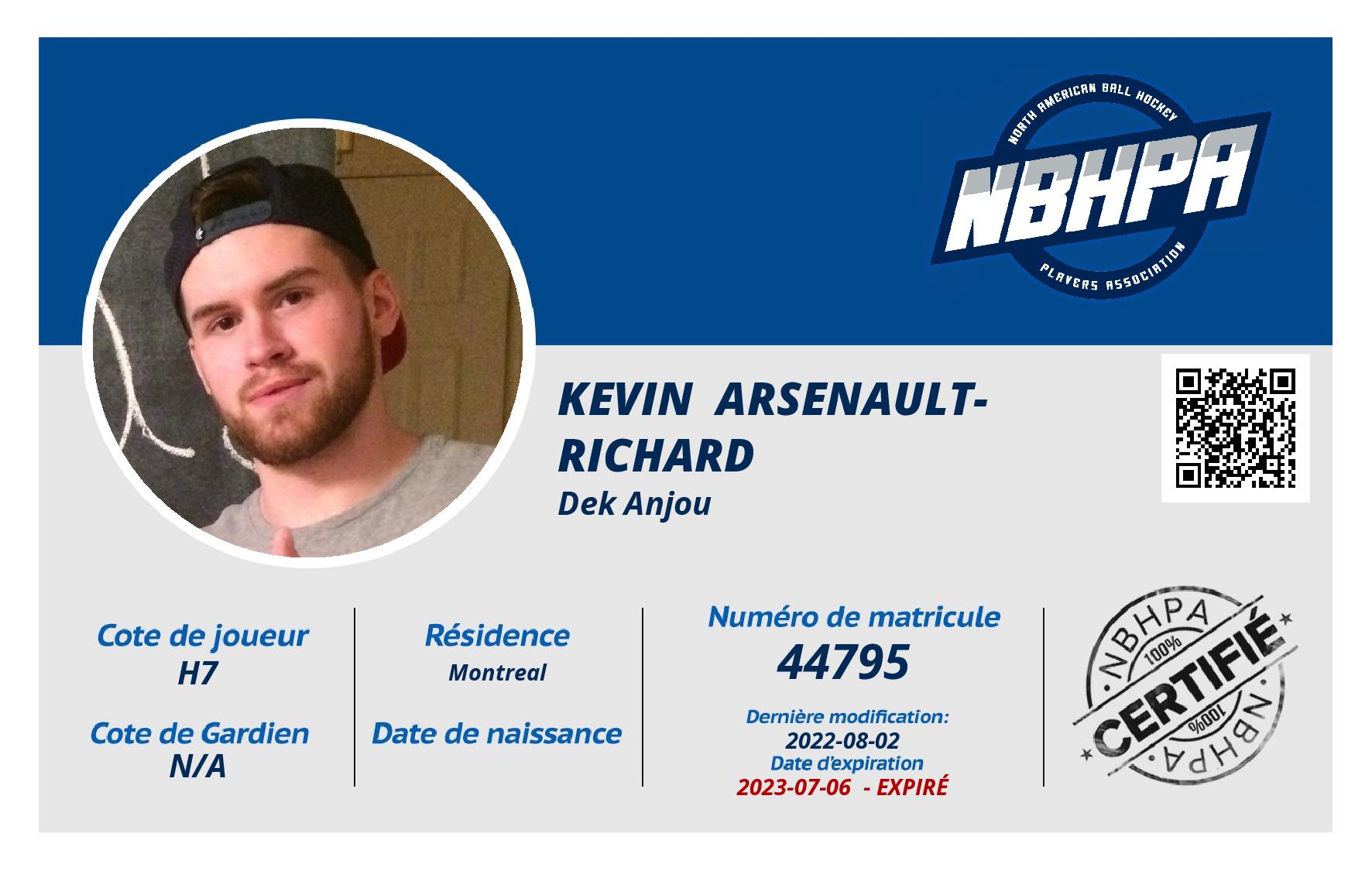 Kevin  Arsenault-Richard