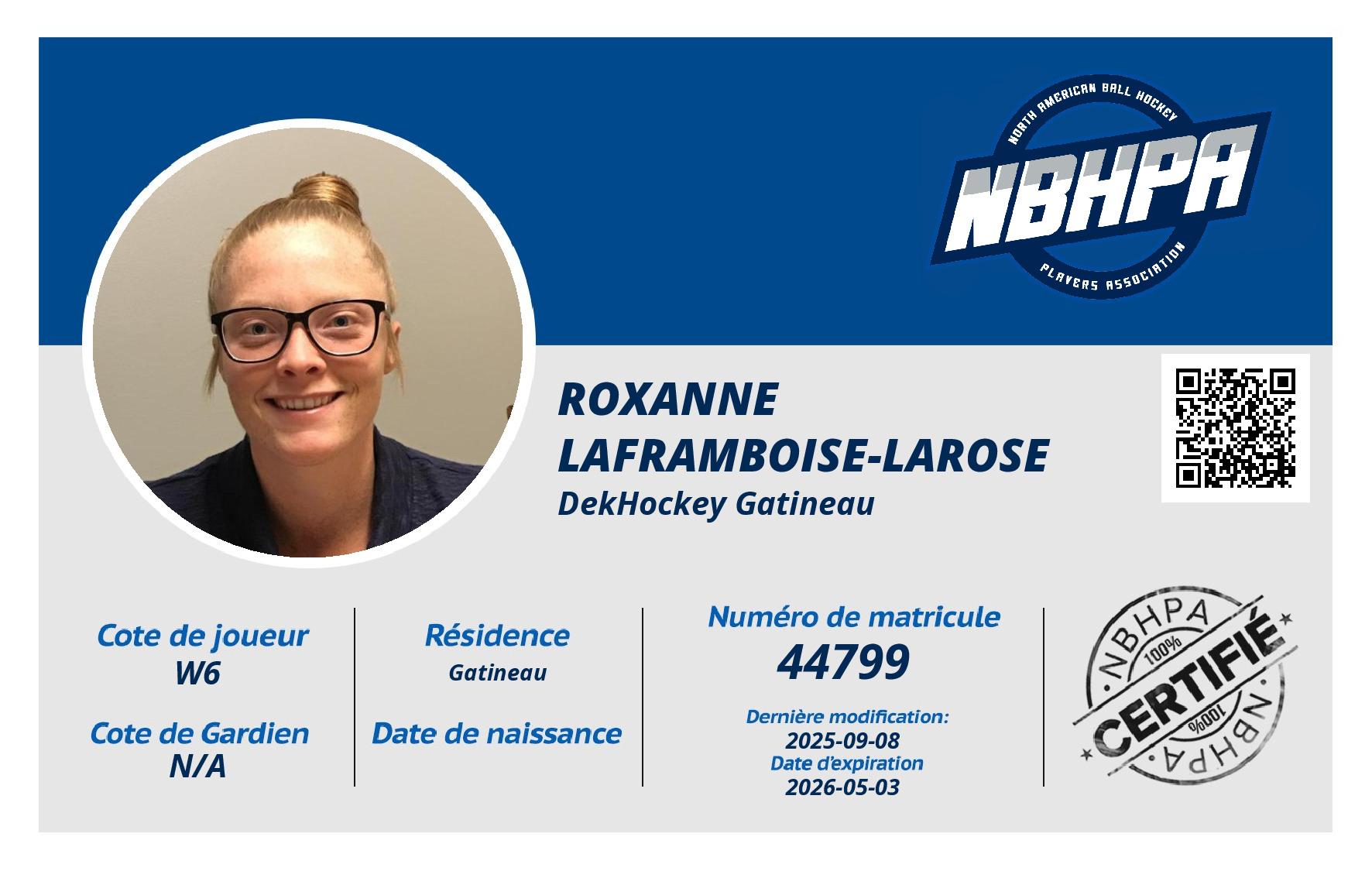 Roxanne  Laframboise-Larose