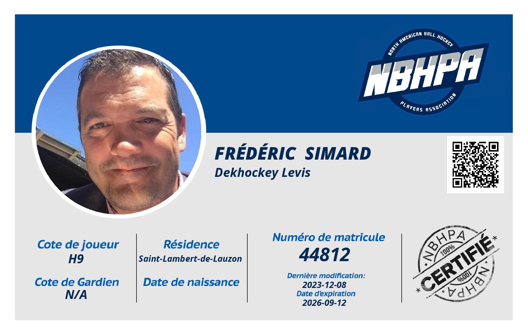 Frédéric  Simard