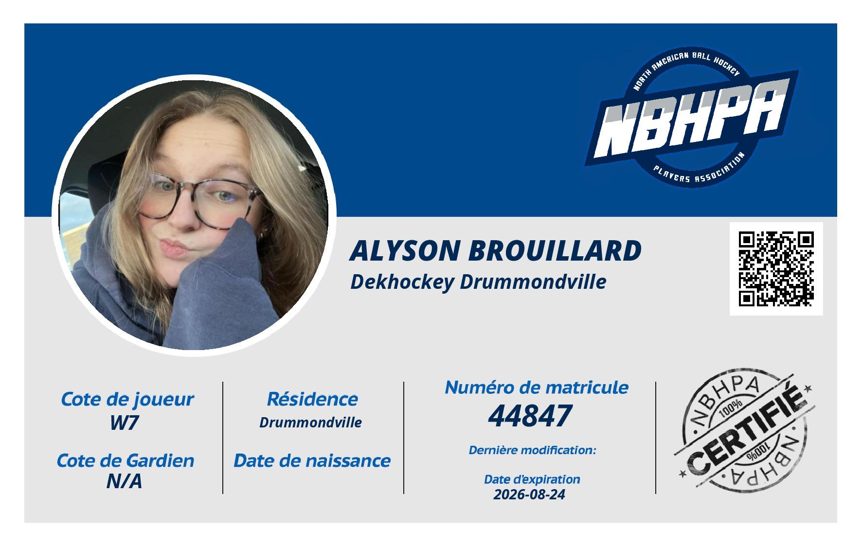 Alyson Brouillard