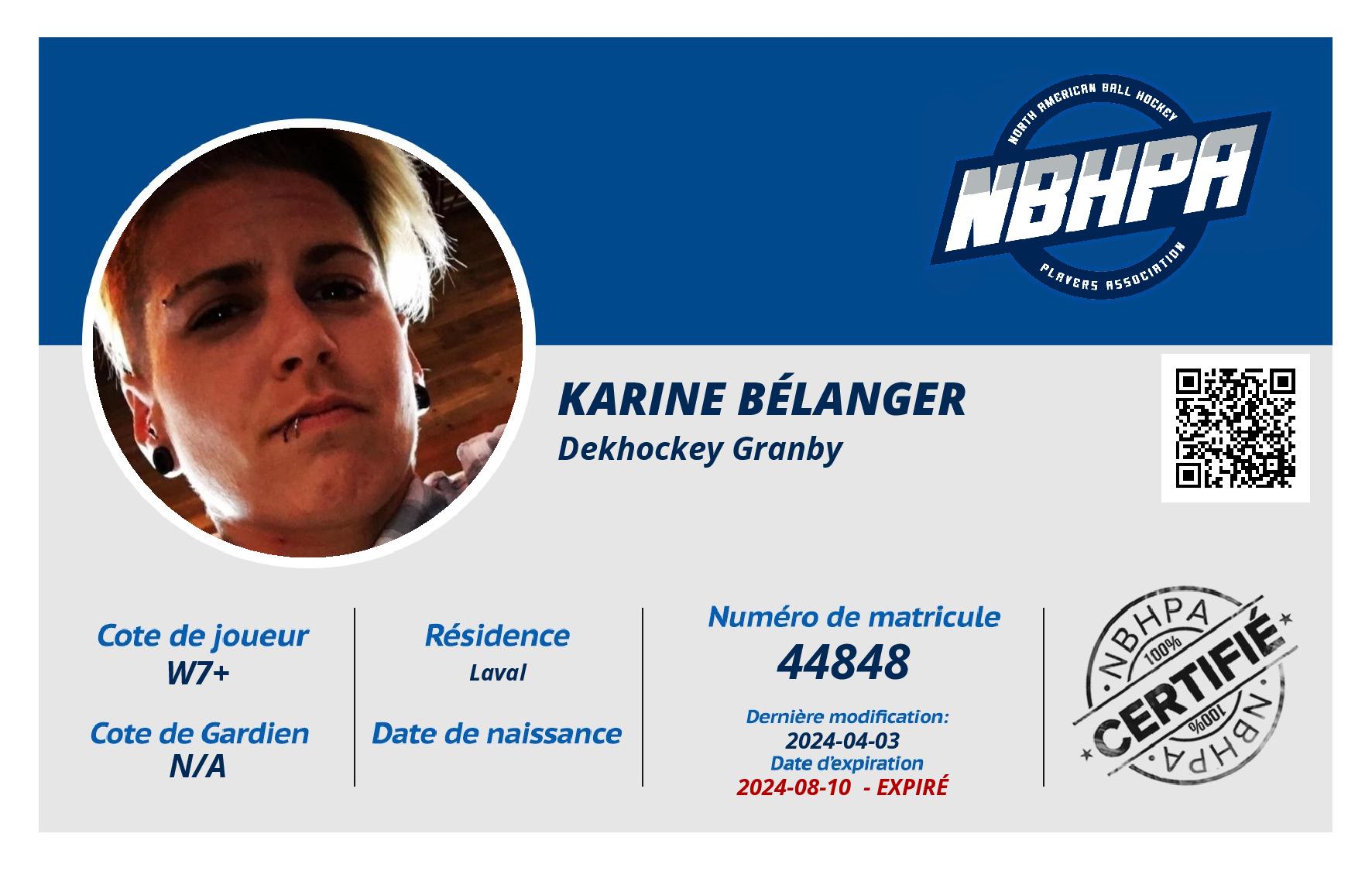 Karine Bélanger 