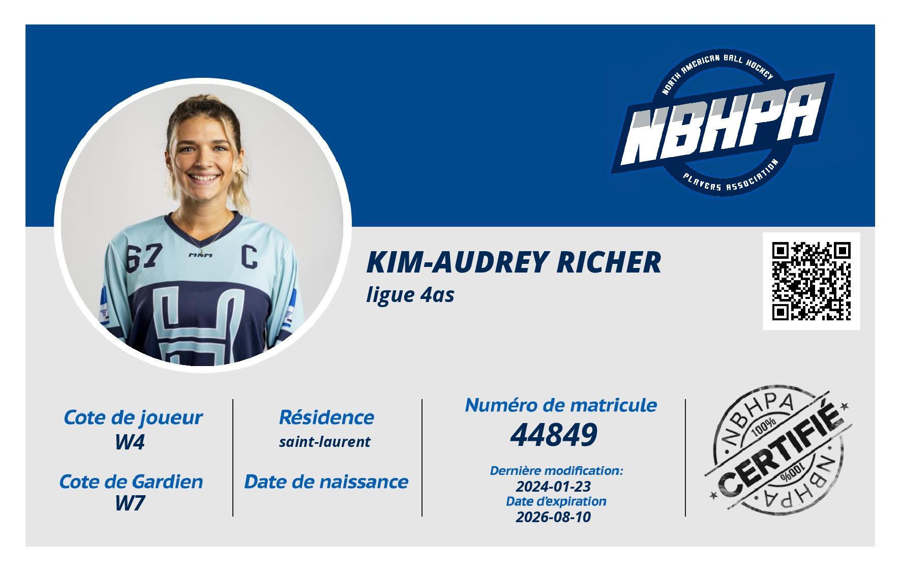 Kim-Audrey Richer