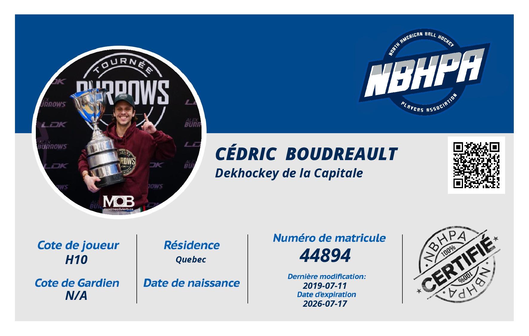 Cédric  Boudreault 