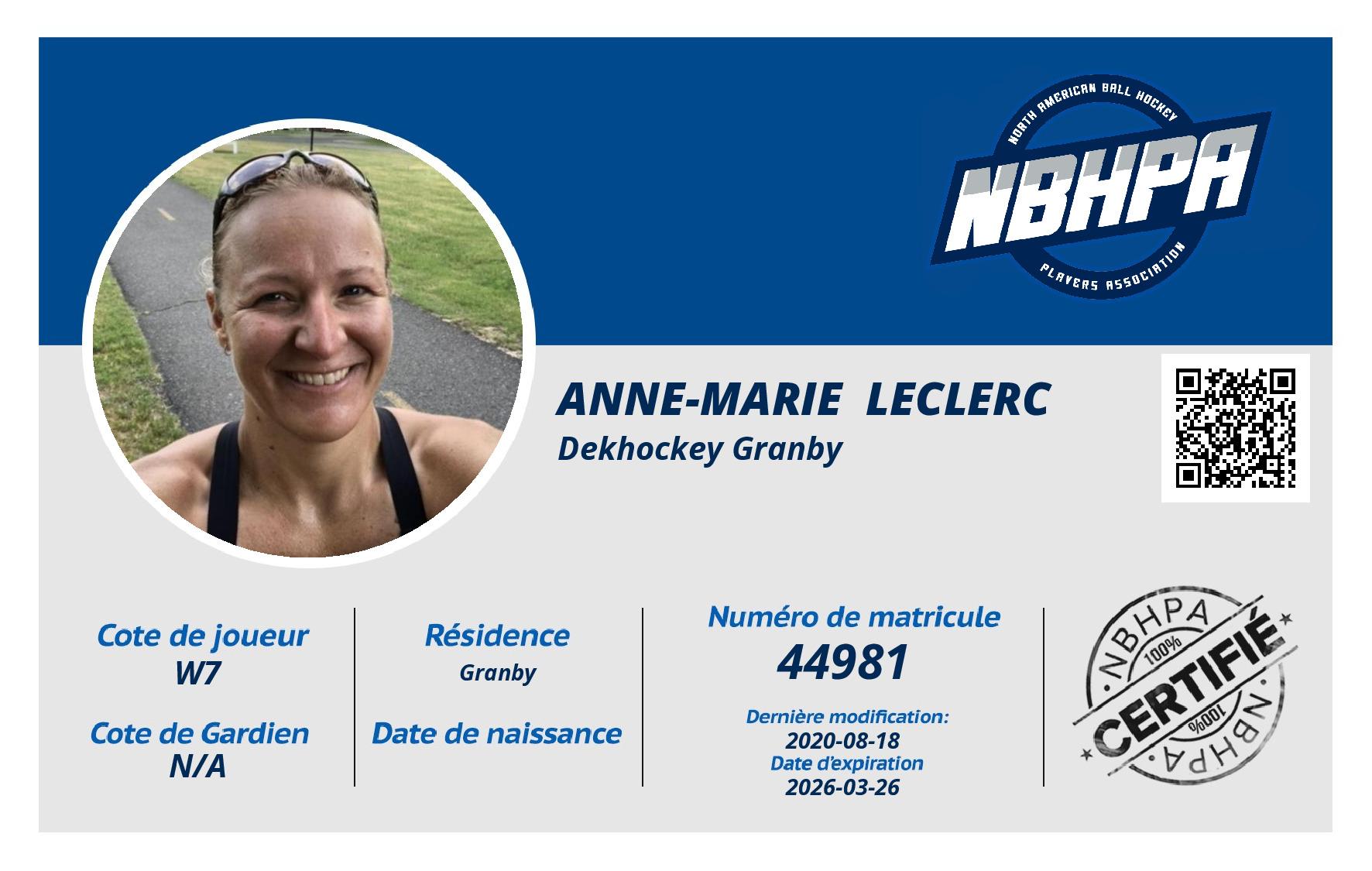 Anne-Marie  Leclerc 