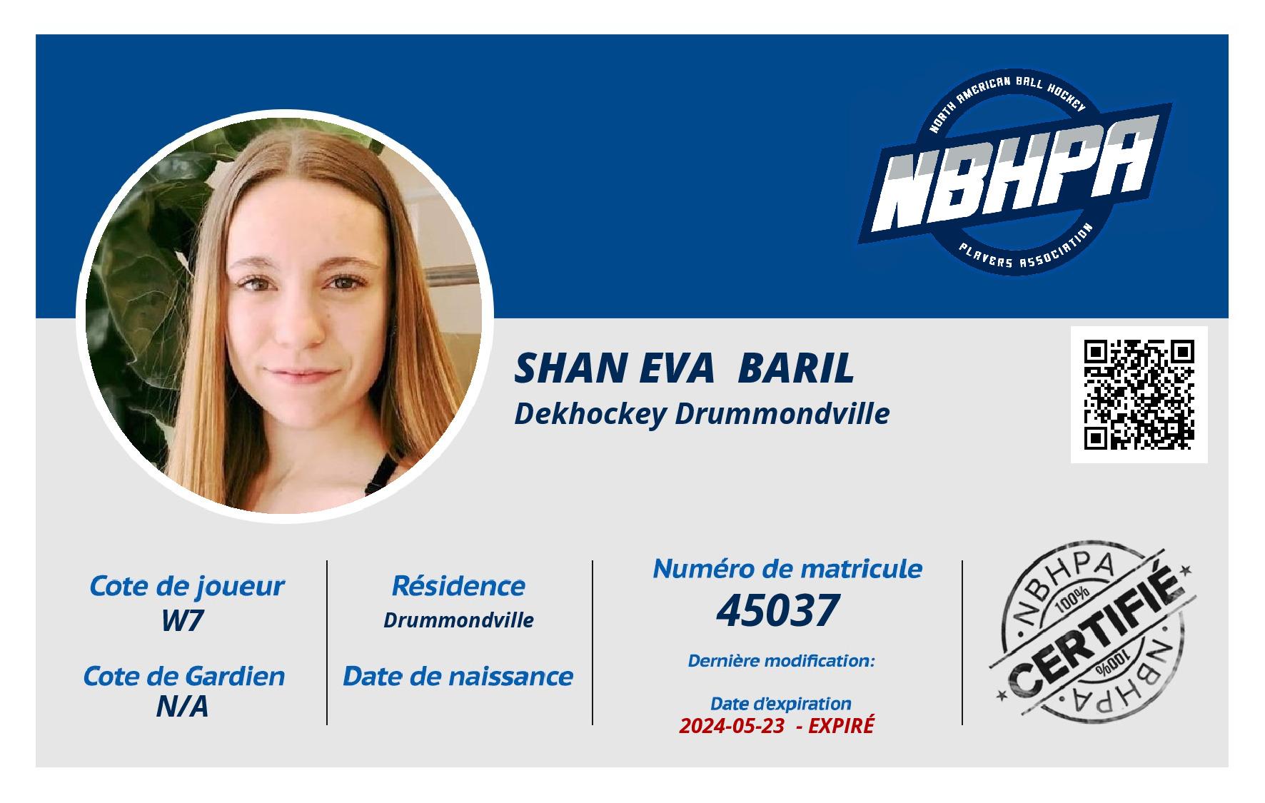 Shan Eva  Baril