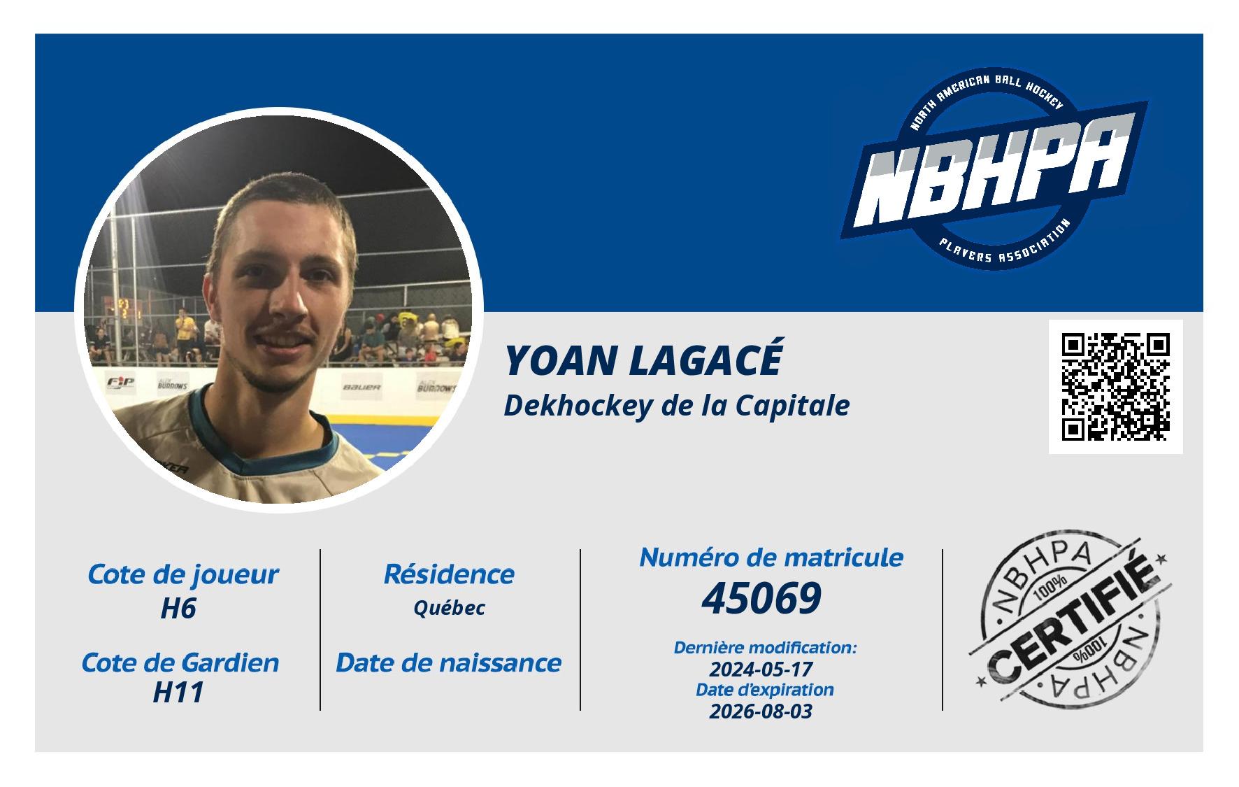 Yoan Lagacé
