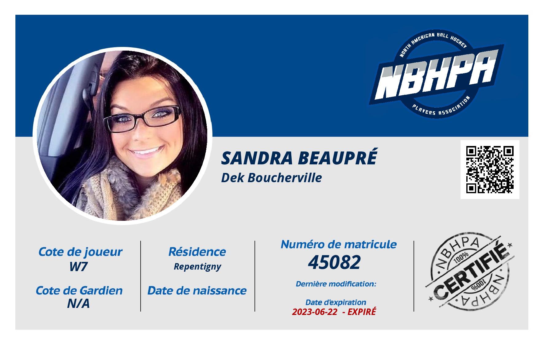 Sandra Beaupré 