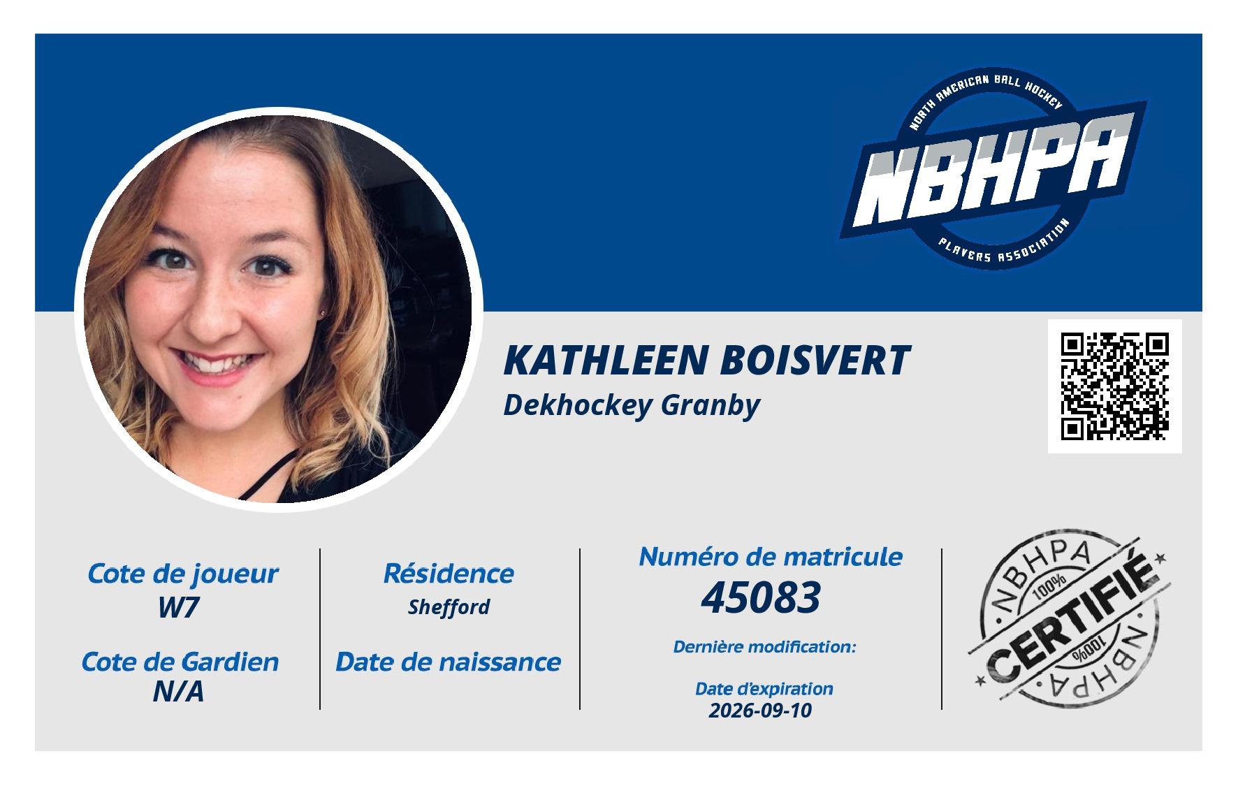 Kathleen Boisvert