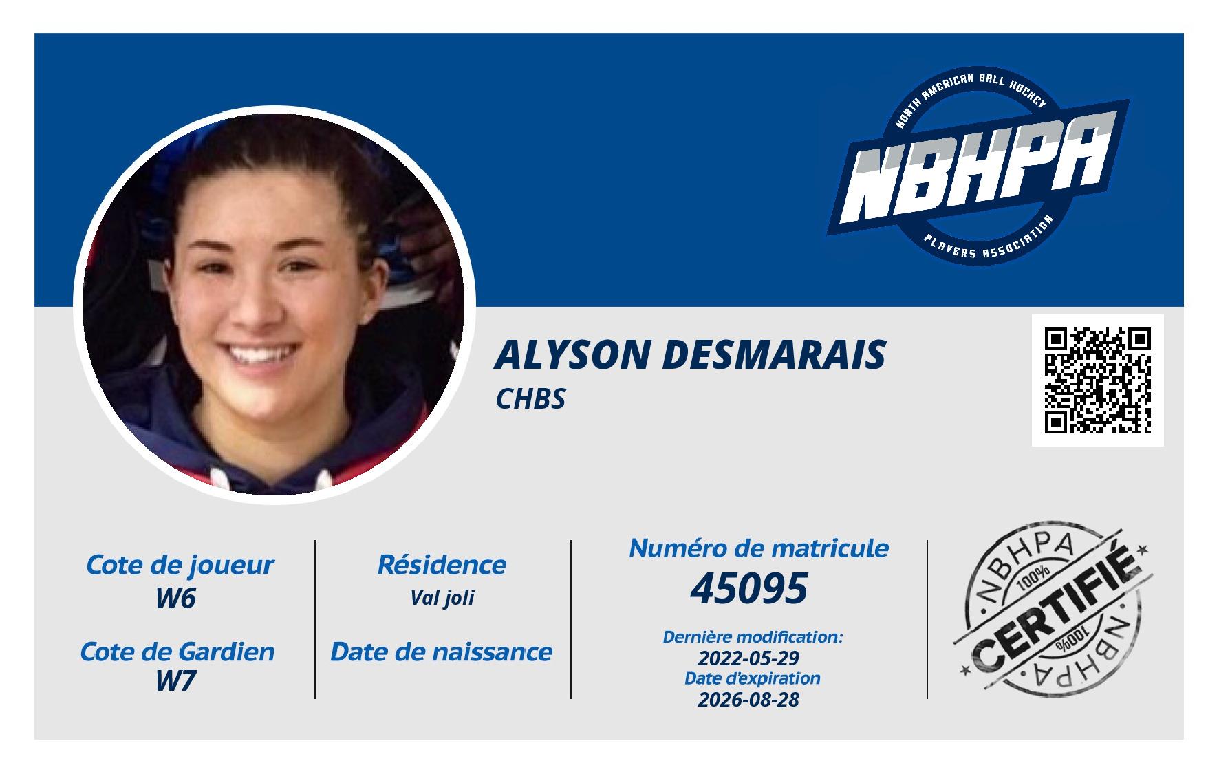 Alyson Desmarais