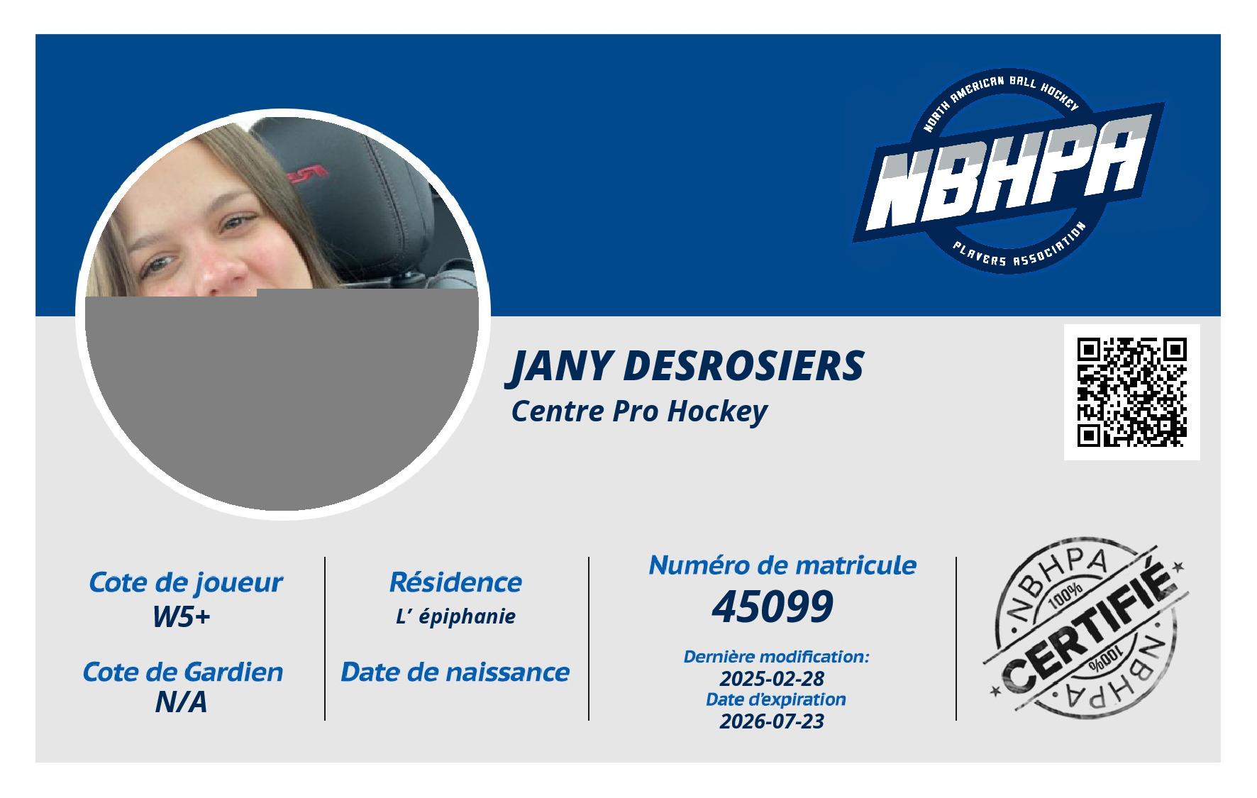 Jany Desrosiers